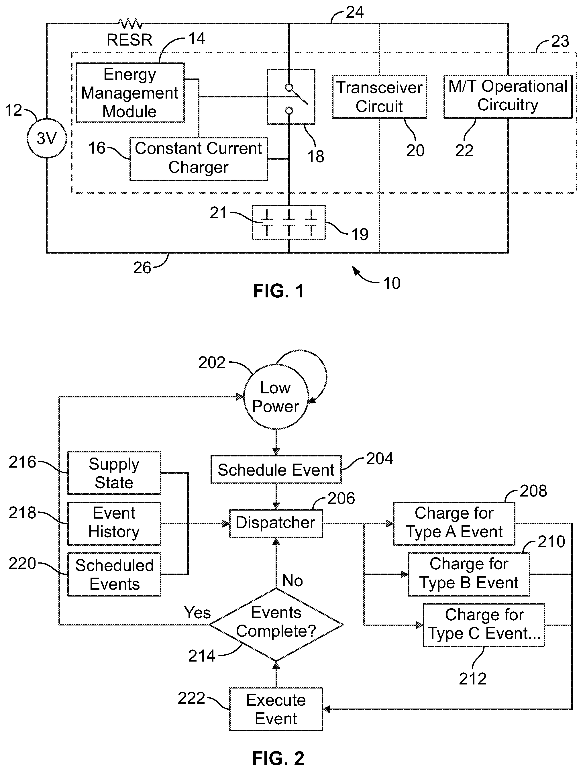 Patent US11776684 Figure 1 – Method and device for managing energy usage by a medical device