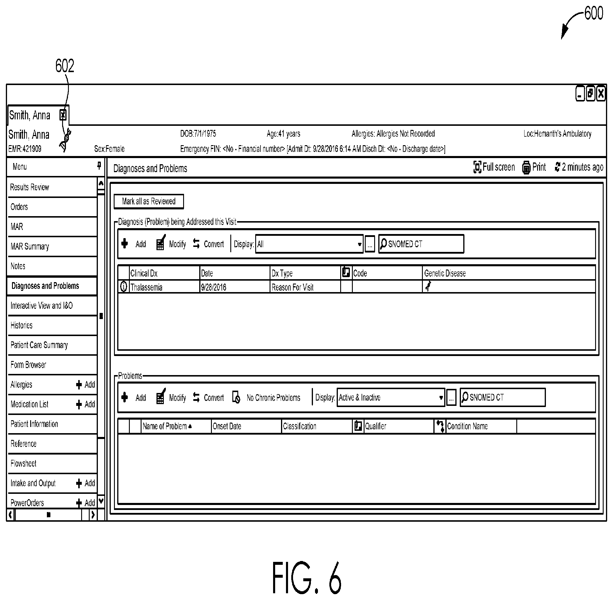 Patent US11776695 Figure 6 – Indicator for probable inheritance of genetic disease