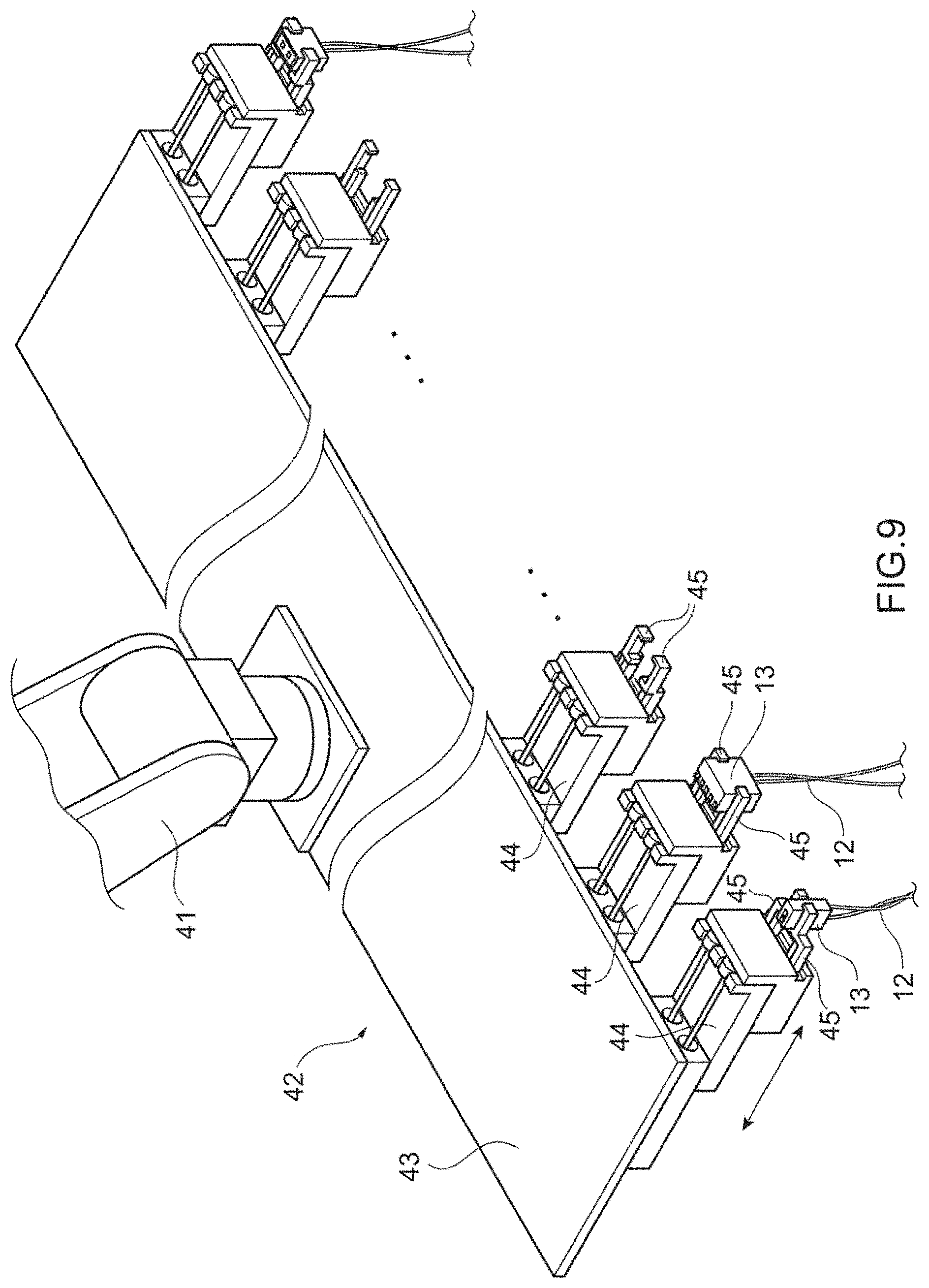 Patent US11776713 Figure 7 – Wire harness manufacturing system, conveyance device, routing processing device, examination device, and work board