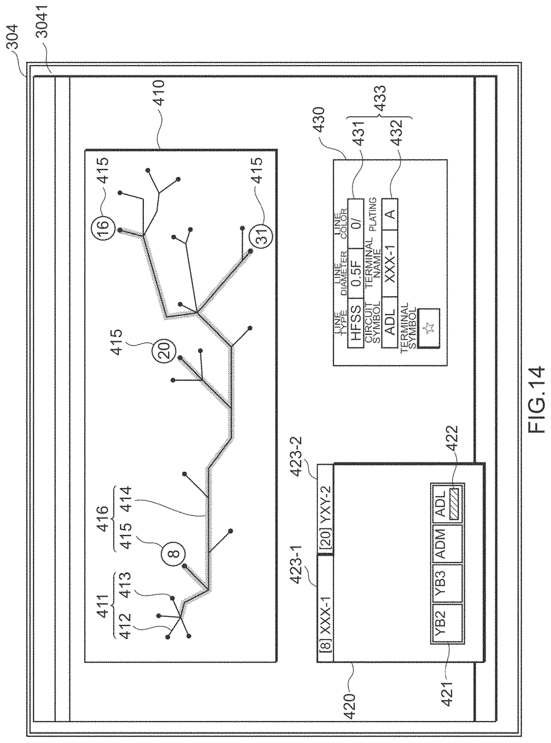 Patent US11776713 Figure 12 – Wire harness manufacturing system, conveyance device, routing processing device, examination device, and work board