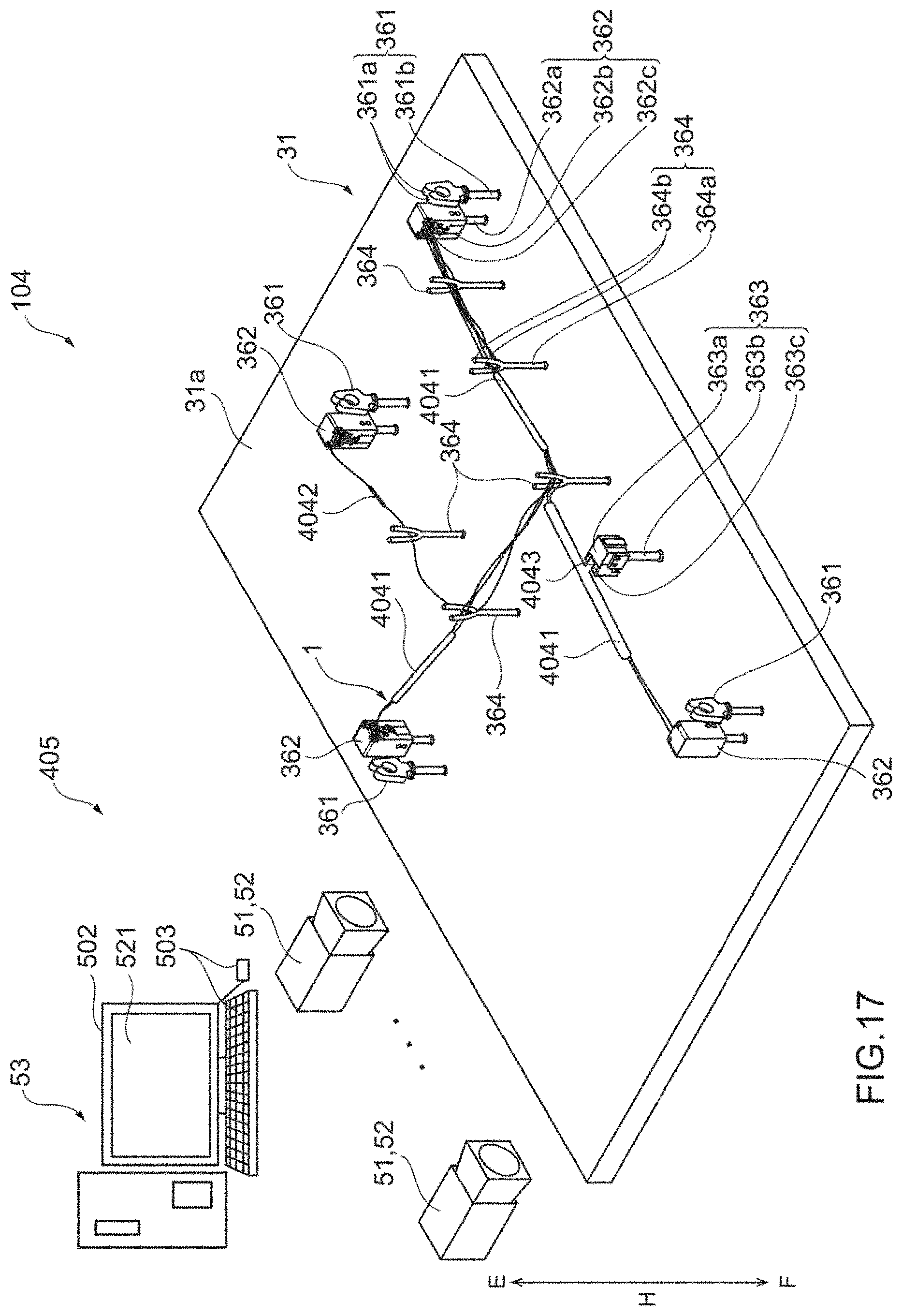 Patent US11776713 Figure 15 – Wire harness manufacturing system, conveyance device, routing processing device, examination device, and work board