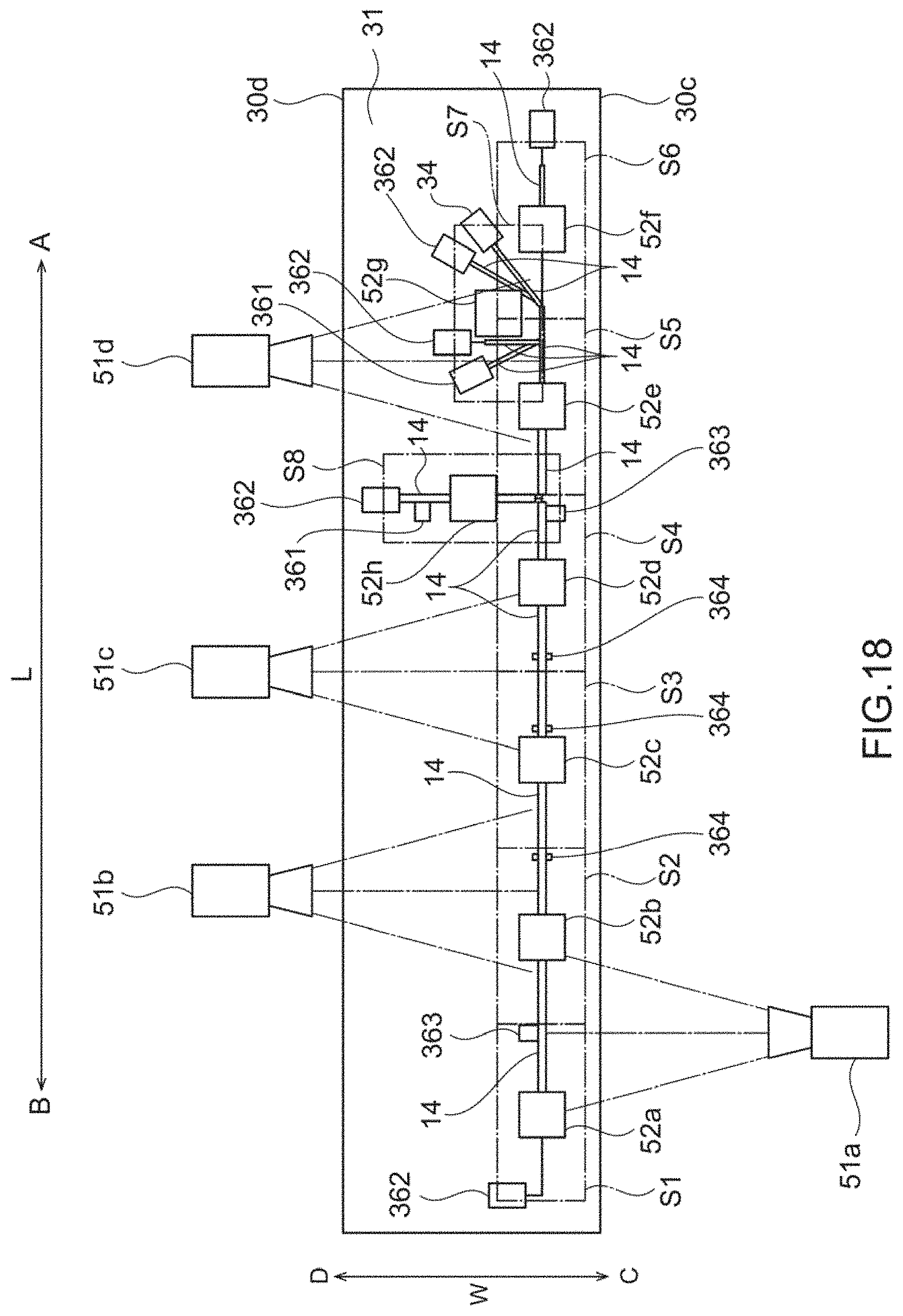 Patent US11776713 Figure 16 – Wire harness manufacturing system, conveyance device, routing processing device, examination device, and work board