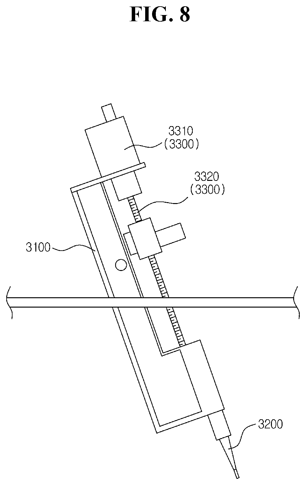 Patent US11776714 Figure 8 – Device for coating a wire with polymer fibers and method thereof