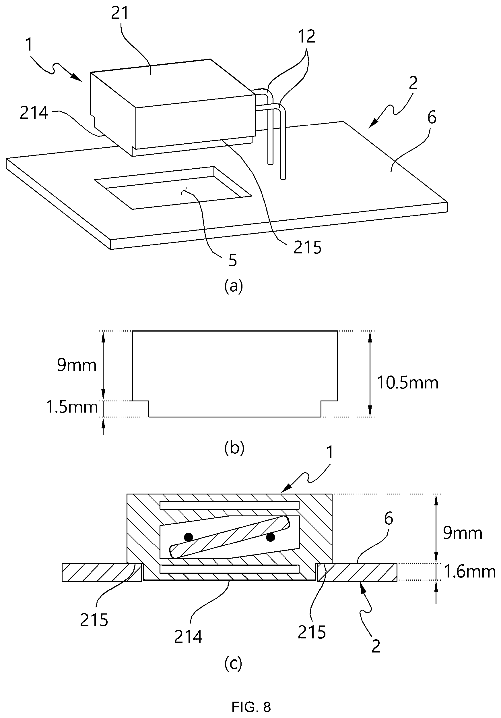 Patent US11776716 Figure 8 – Circuit protection device