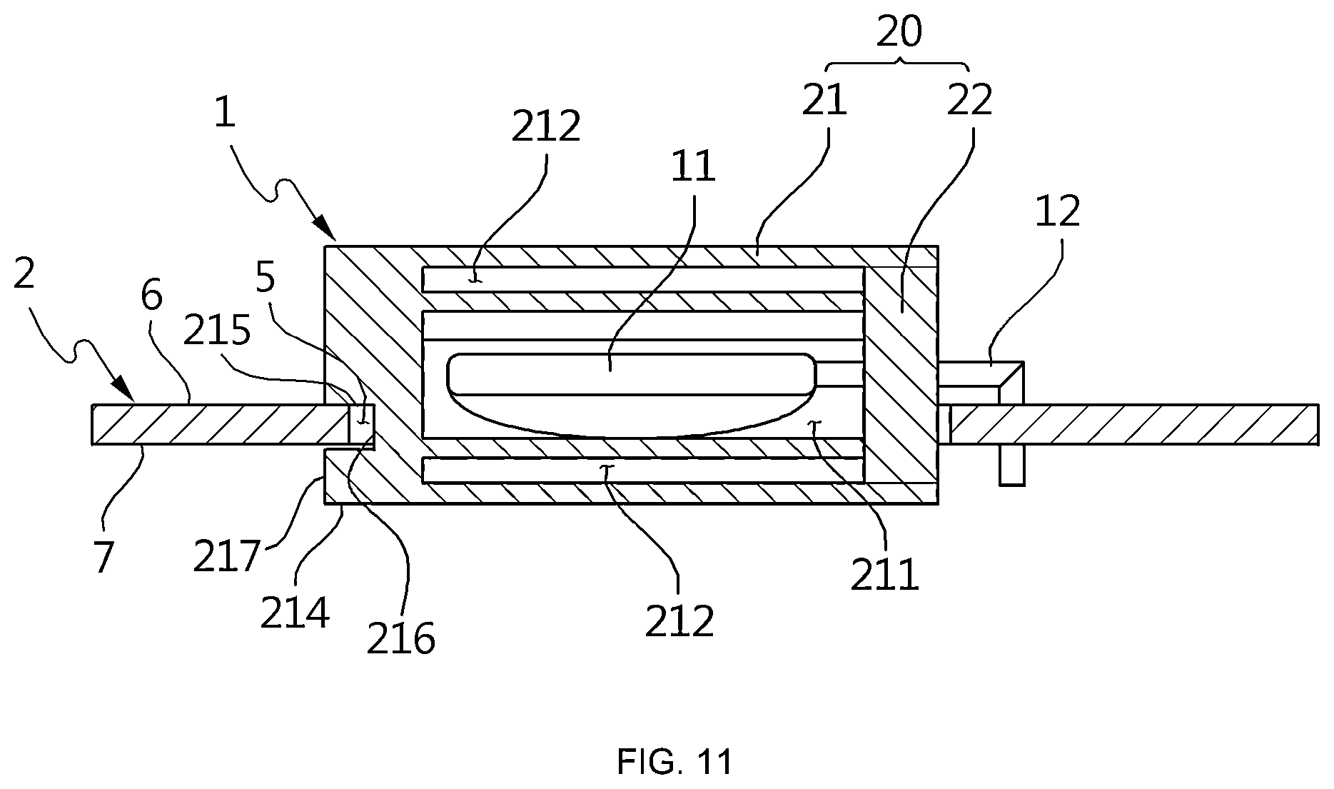 Patent US11776716 Figure 11 – Circuit protection device