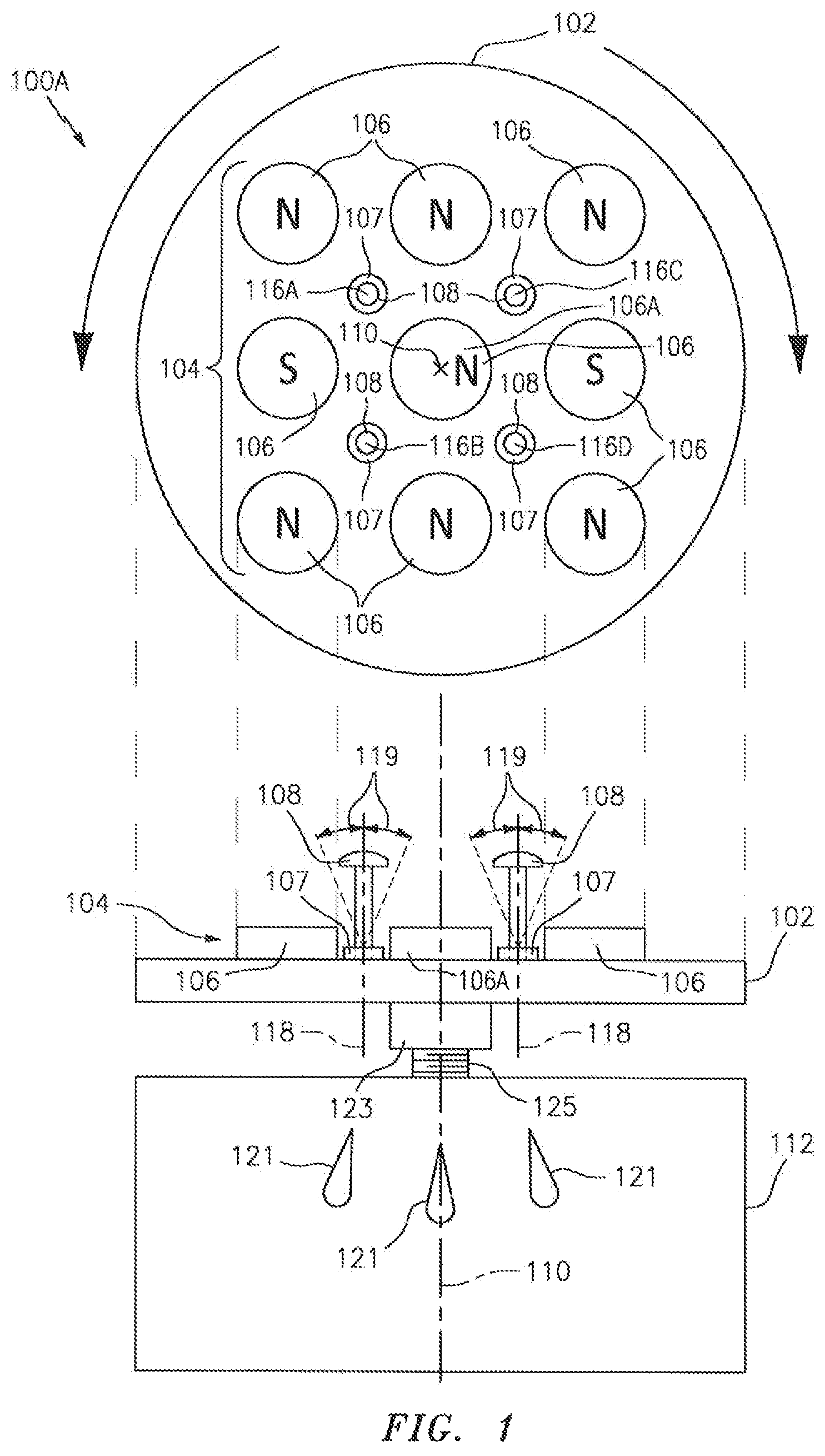 Patent US11776722 — System and method for perturbing a permanent magnet asymmetric field to move a body — Figure 1