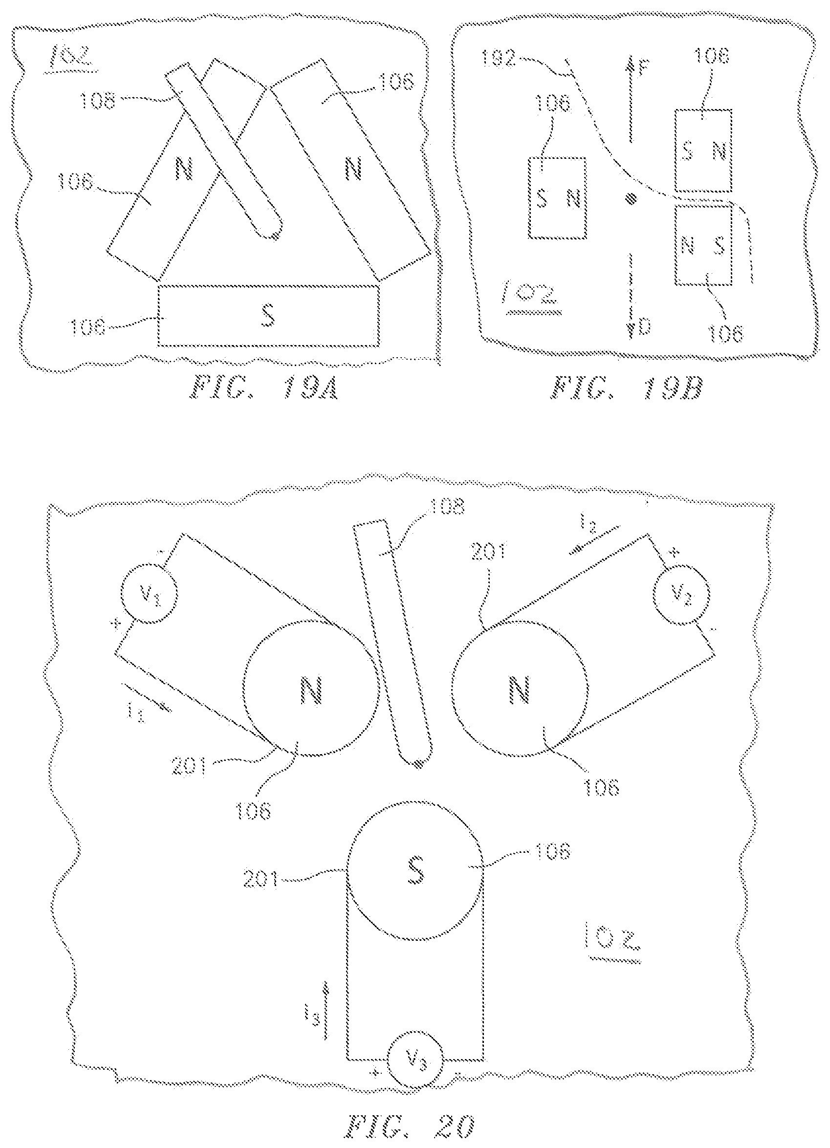 Patent US11776722 Figure 12 – System and method for perturbing a permanent magnet asymmetric field to move a body