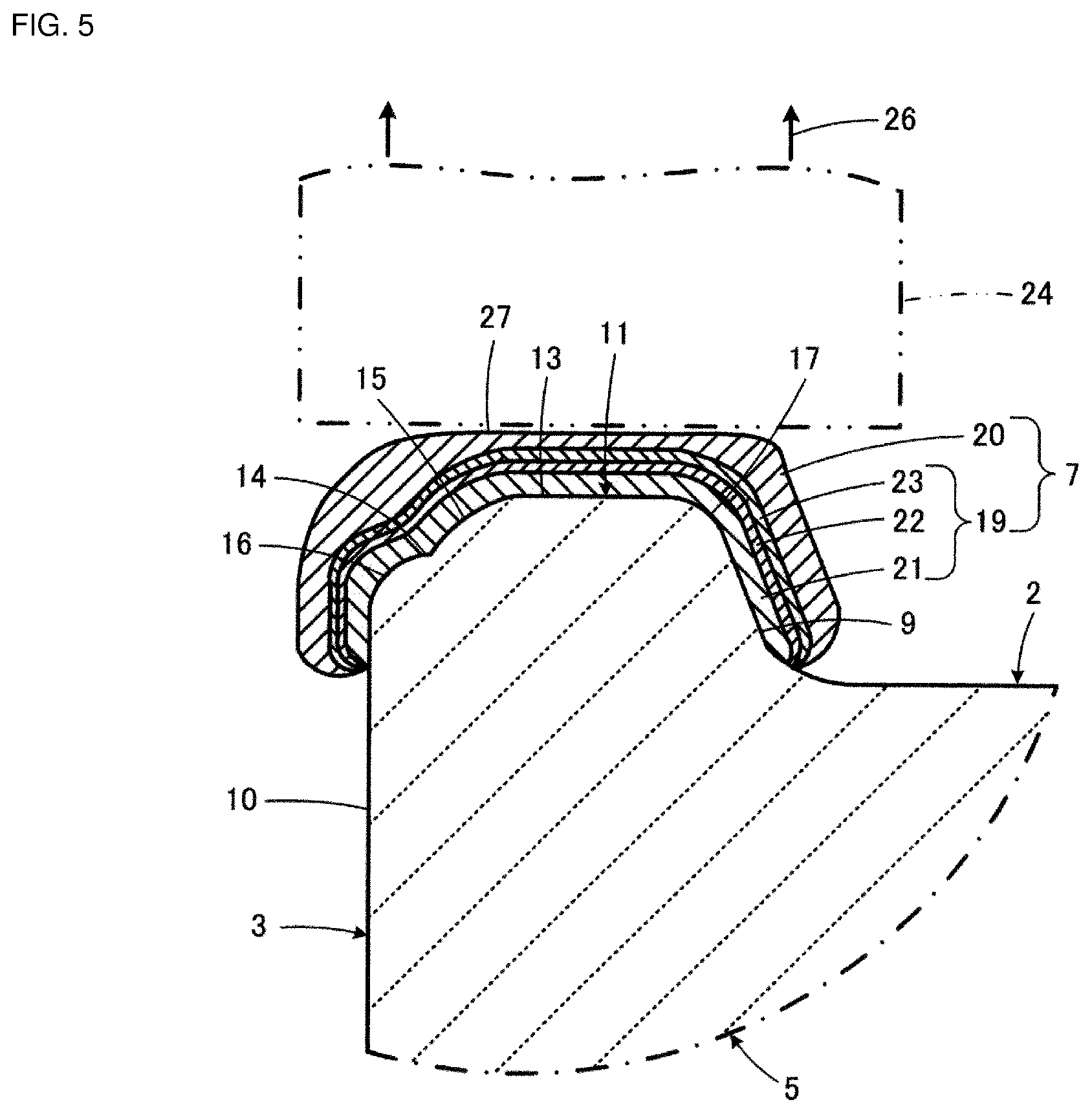 Patent US11776730 Figure 5 – Coil component and drum-like core