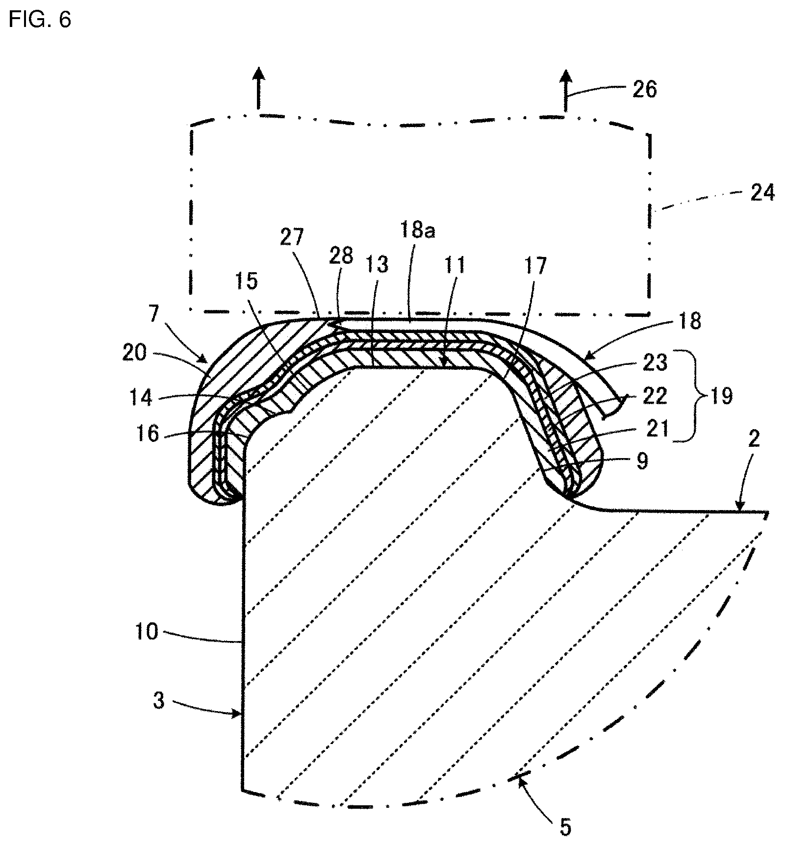 Patent US11776730 Figure 6 – Coil component and drum-like core