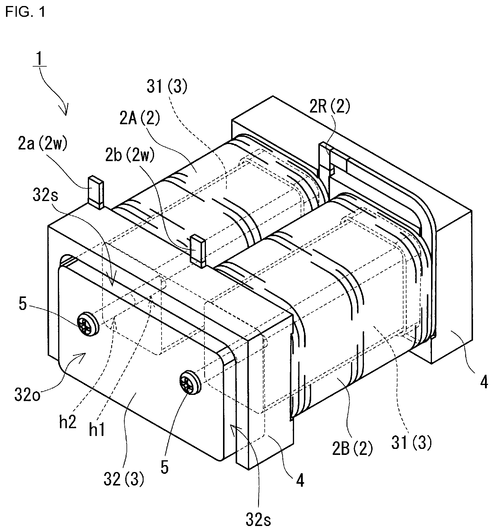 Patent US11776733 Figure 1 – Reactor including a magnetic core