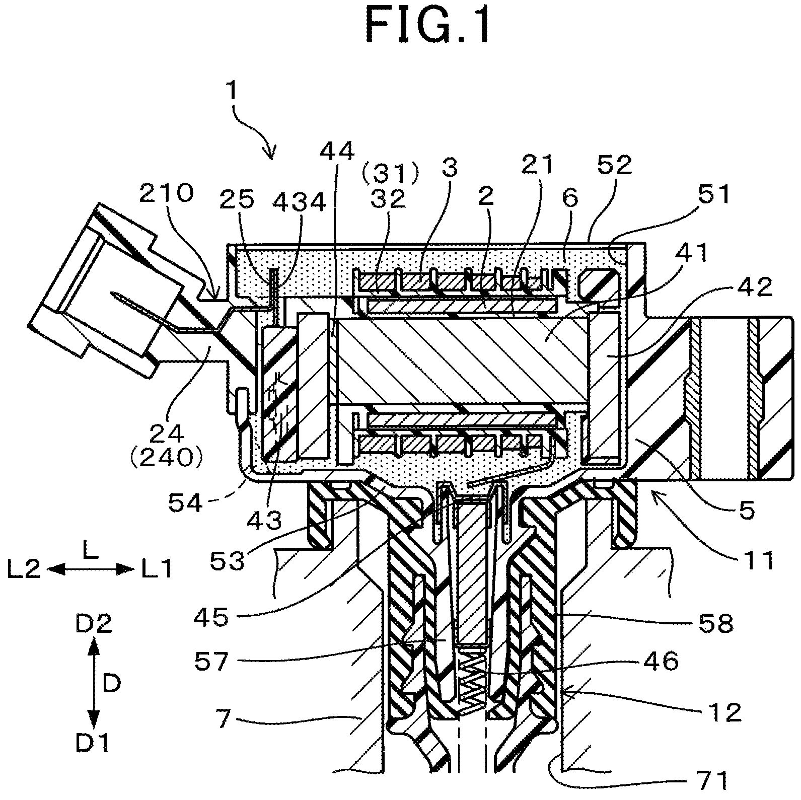 Patent US11776739 Figure 1 – Ignition coil for internal combustion engine