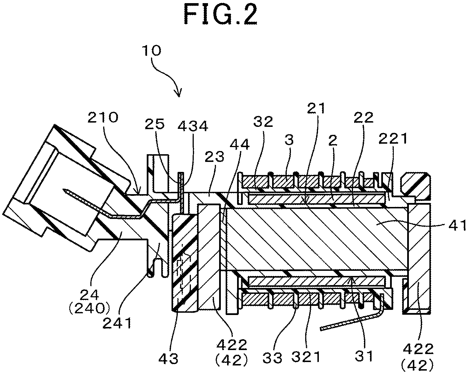 Patent US11776739 Figure 2 – Ignition coil for internal combustion engine