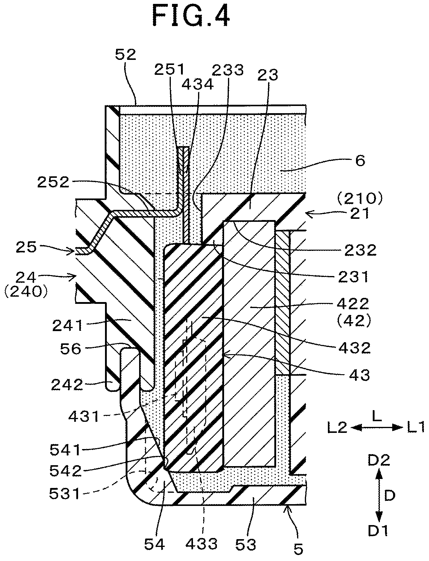 Patent US11776739 Figure 4 – Ignition coil for internal combustion engine