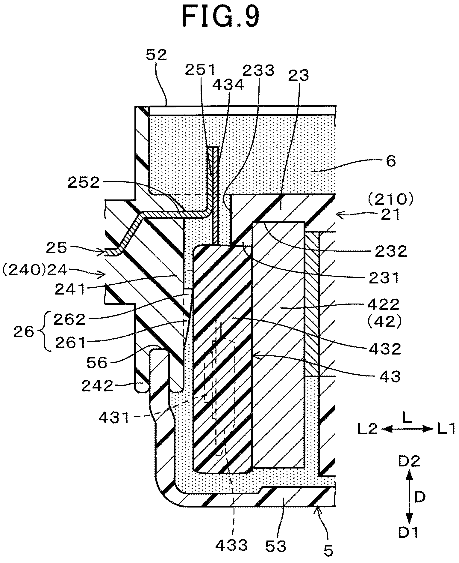 Patent US11776739 Figure 8 – Ignition coil for internal combustion engine