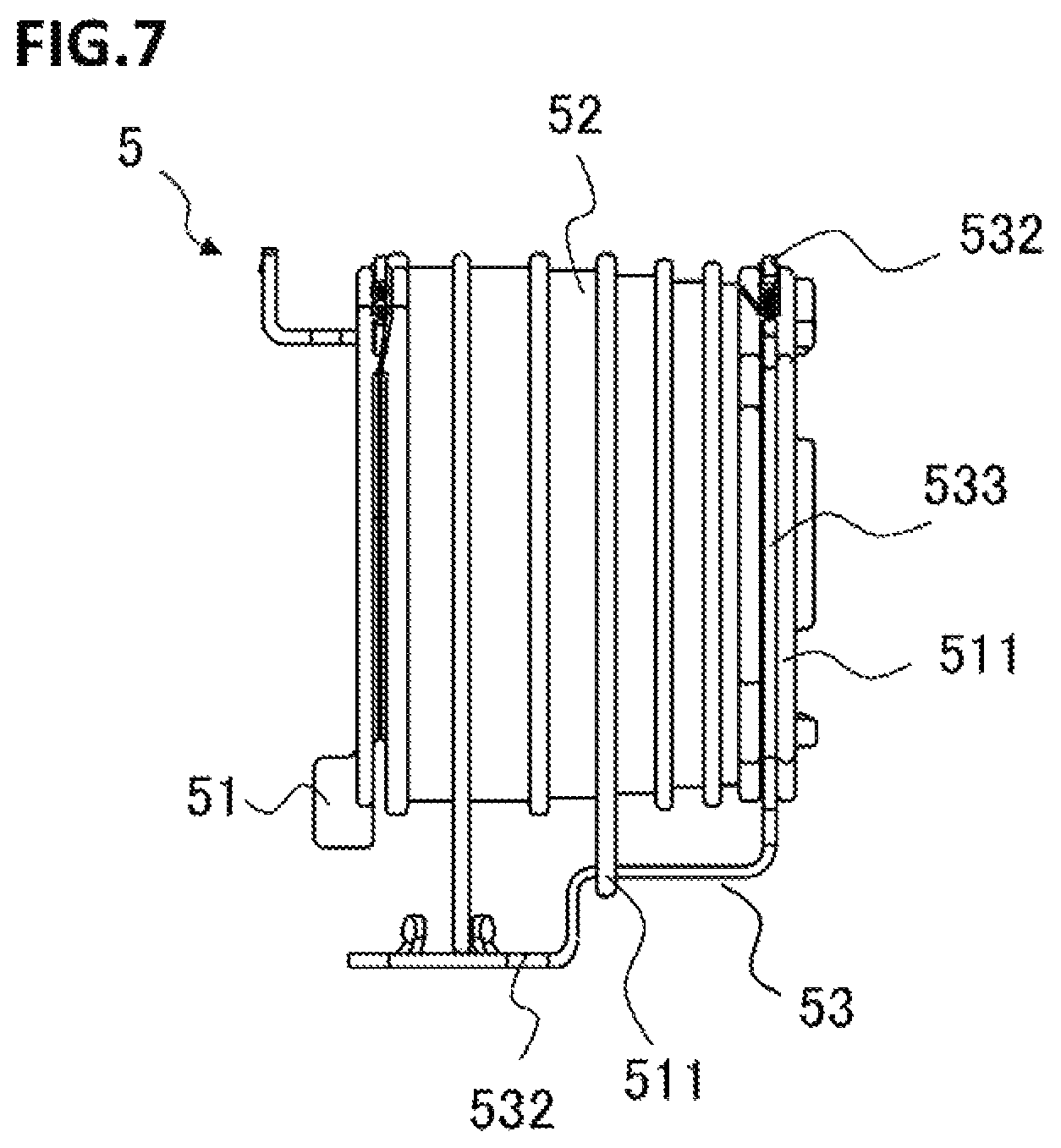 Patent US11776740 Figure 4 – Spark coil with the lead terminal between flanges