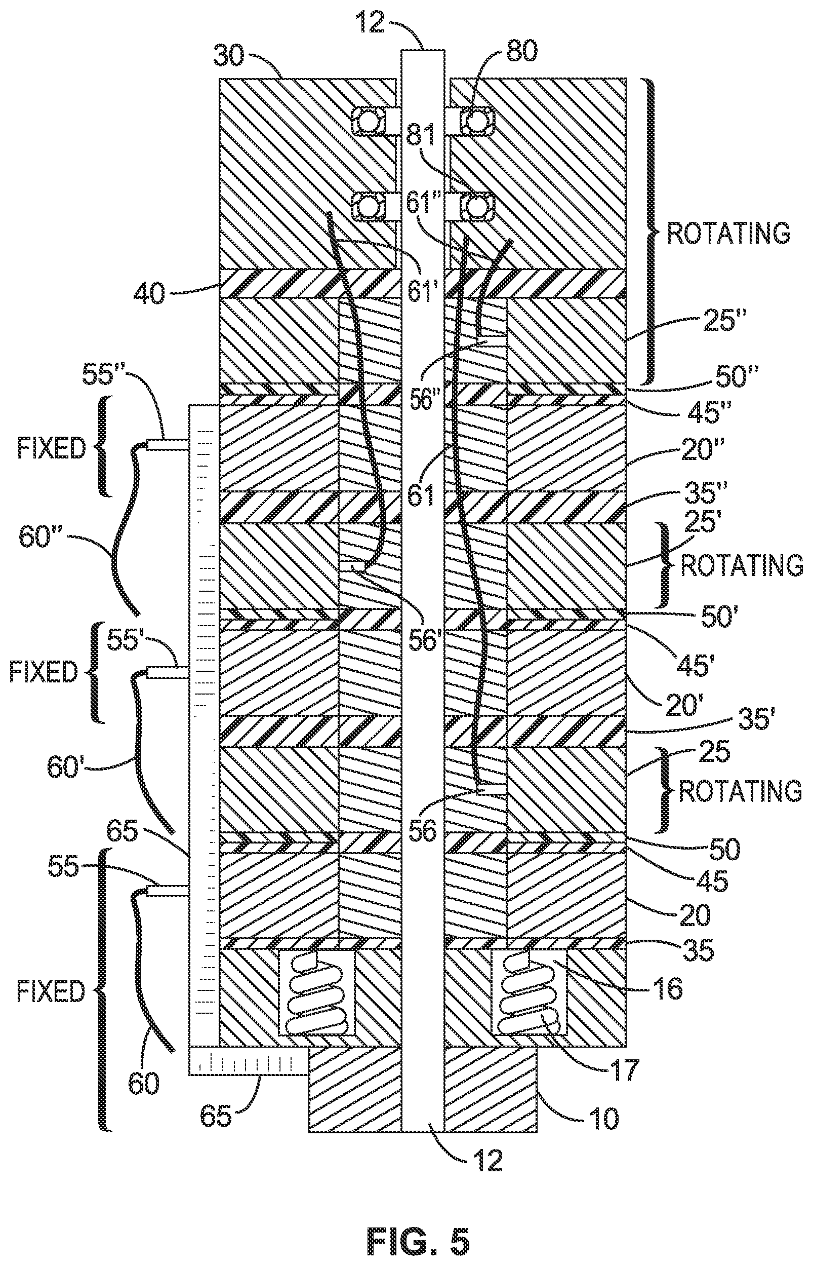 Patent US11776741 Figure 5 – Rotary electrical transformer with preferred lubricant