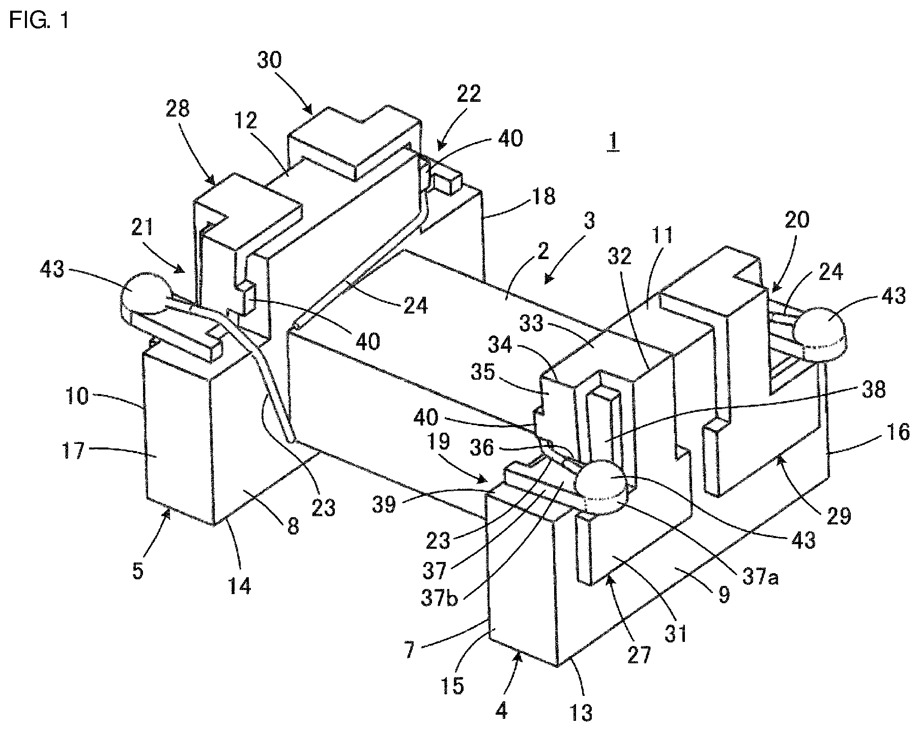 Patent US11776742 Figure 1 – Coil component