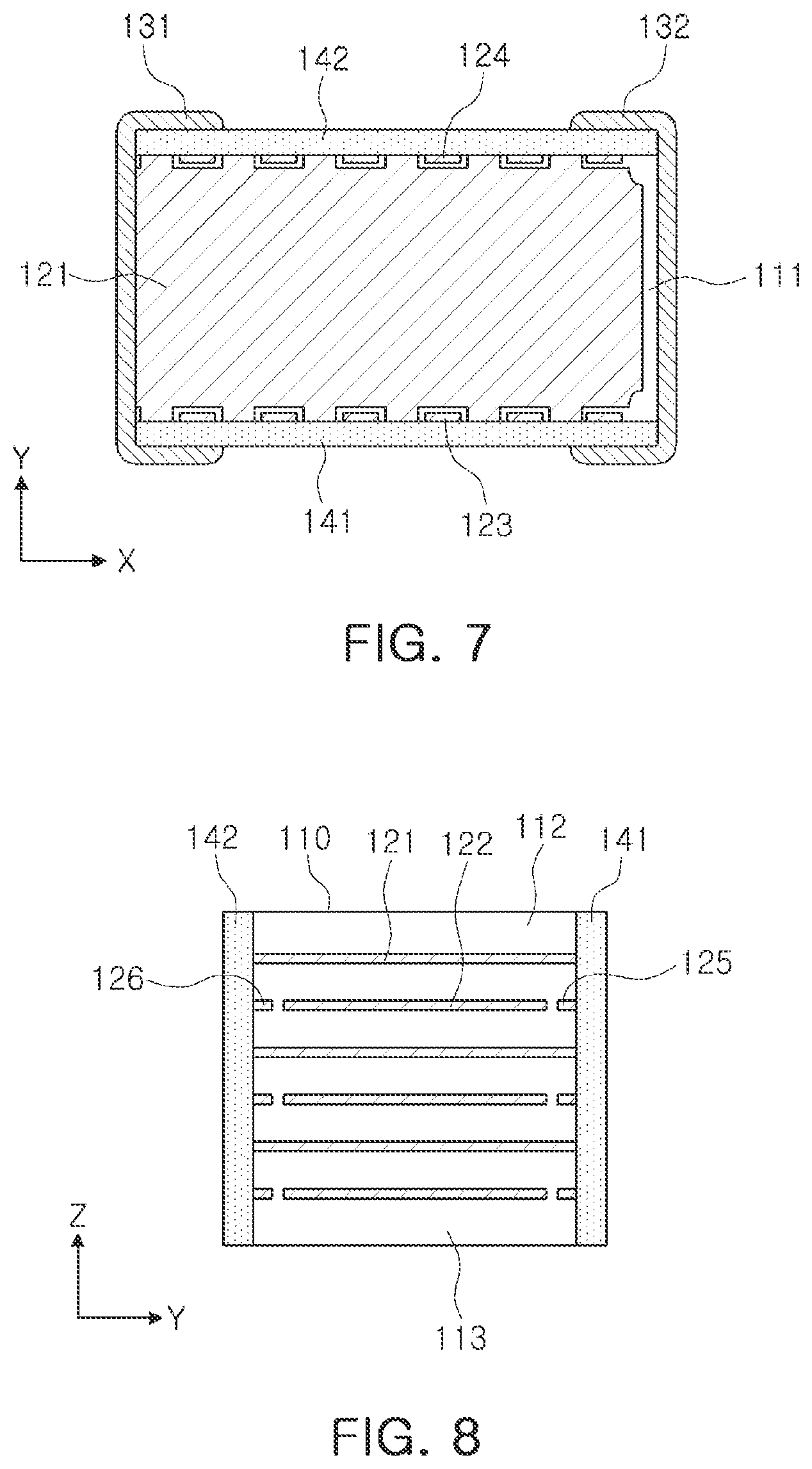 Patent US11776743 Figure 5 – Multilayer capacitor and board having the same mounted thereon
