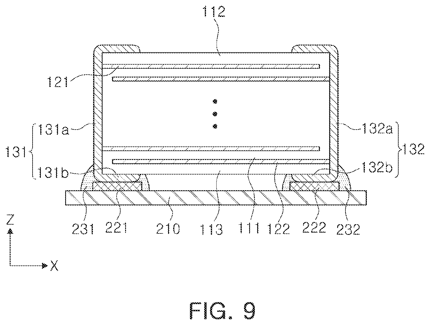 Patent US11776743 Figure 6 – Multilayer capacitor and board having the same mounted thereon
