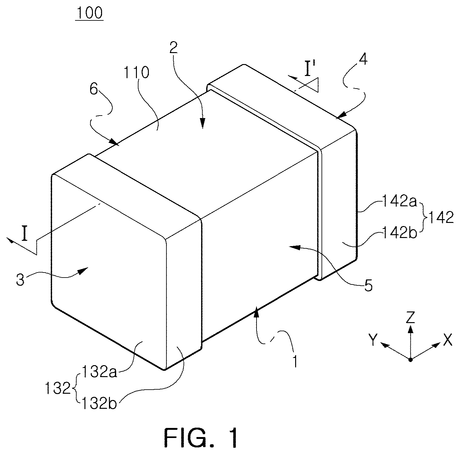 Patent US11776746 — Multilayer capacitor — Figure 1