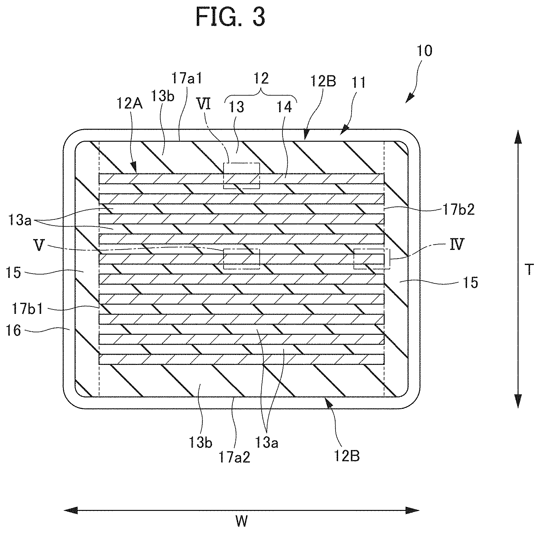 Patent US11776749 Figure 3 – Multilayer ceramic capacitor
