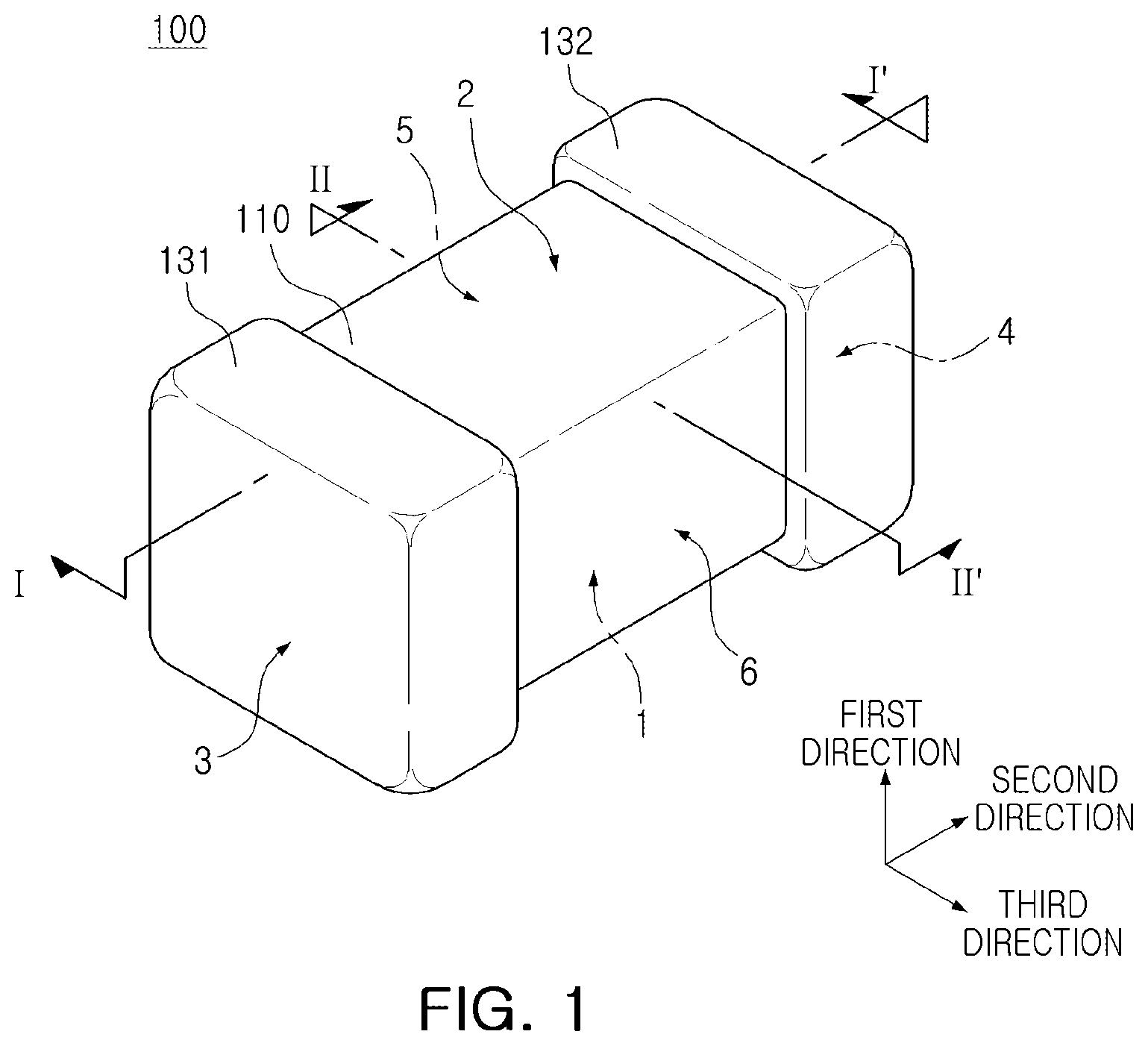 Patent US11776750 Figure 1 – Ceramic electronic component