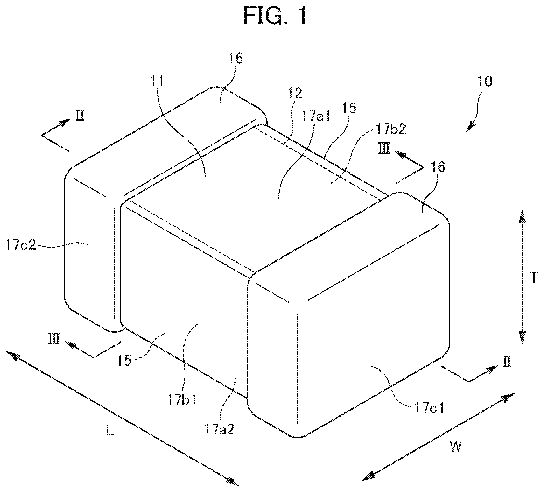 Patent US11776751 Figure 1 – Multilayer ceramic capacitor