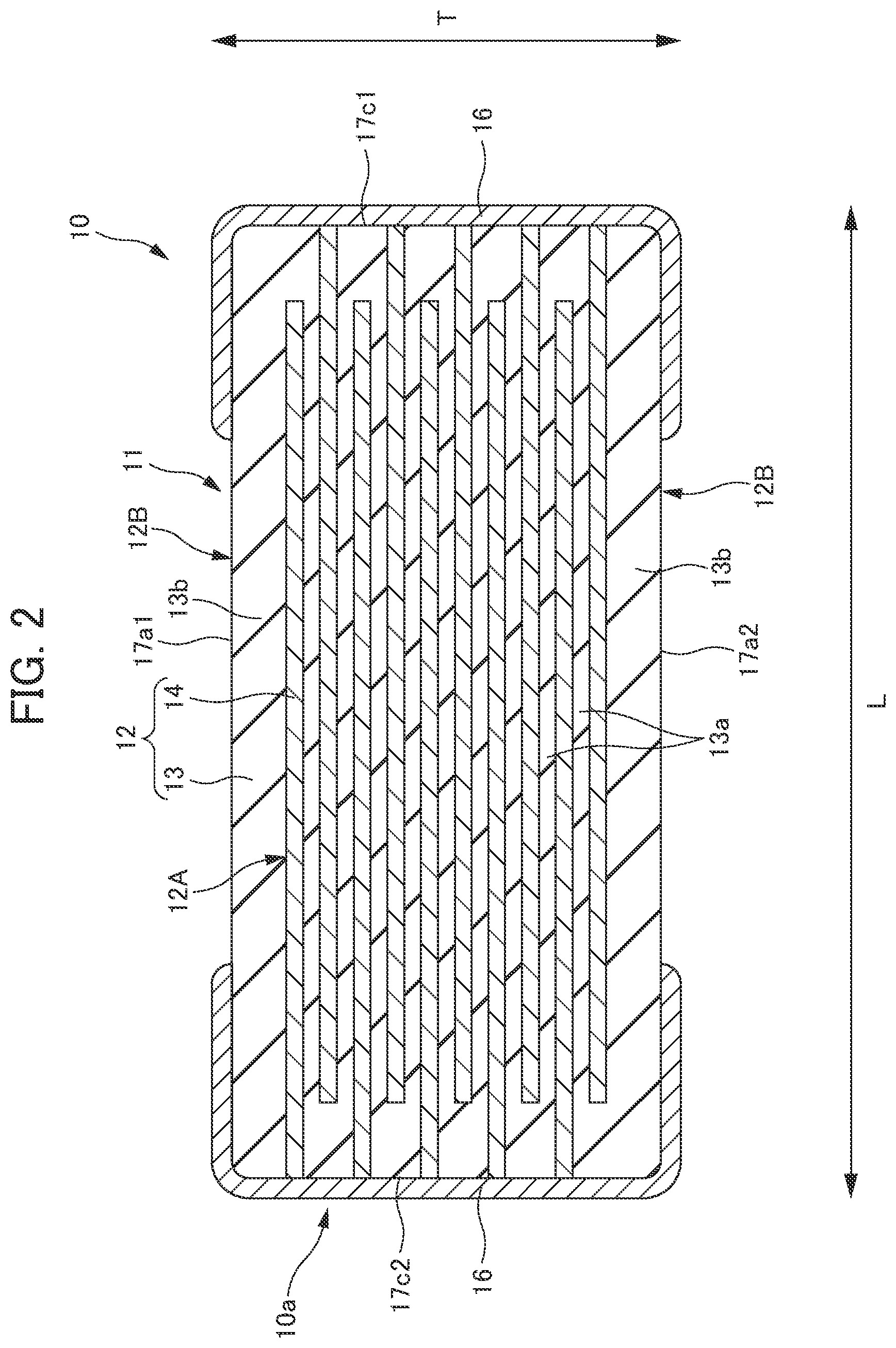 Patent US11776751 Figure 2 – Multilayer ceramic capacitor