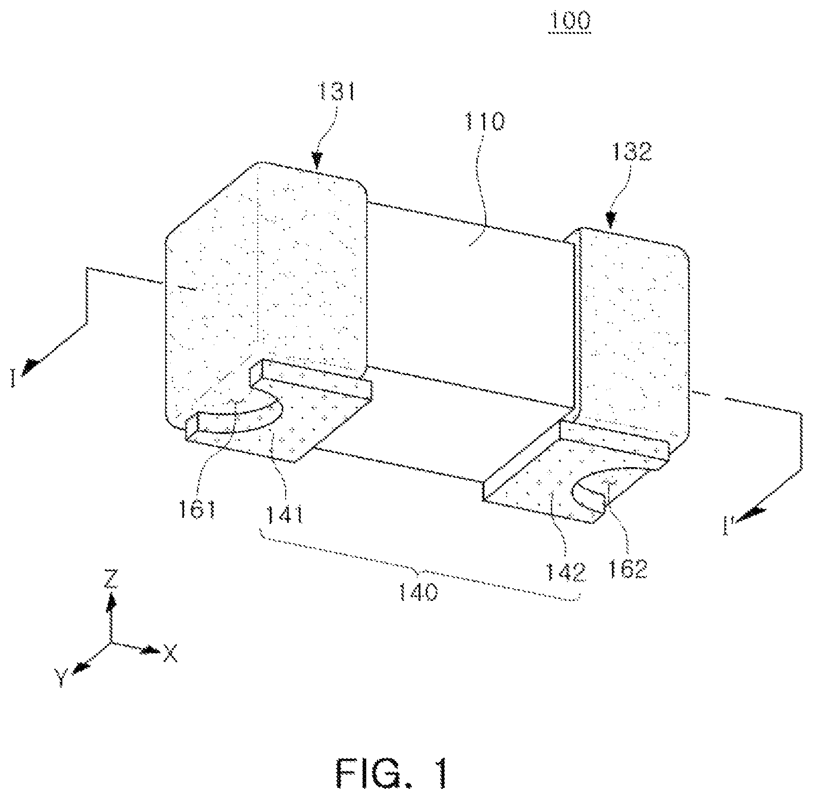 Patent US11776753 Figure 1 – Multilayer electronic component and board having the same mounted thereon