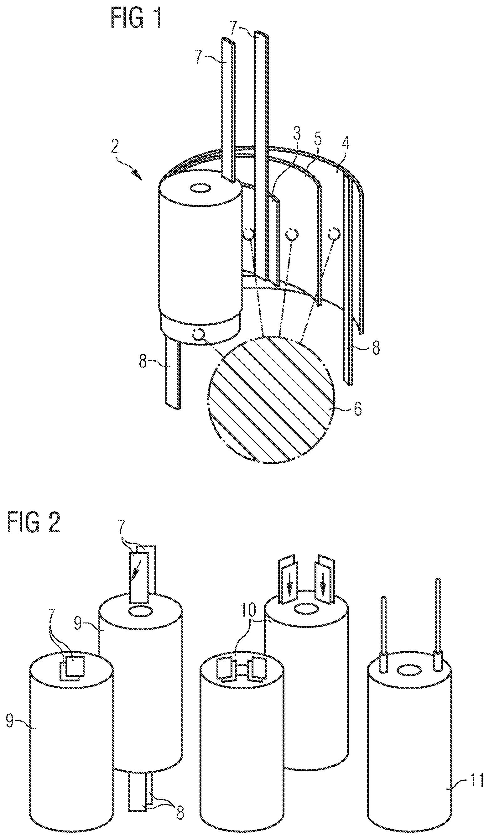 Patent US11776761 Figure 1 – Hybrid polymer aluminum electrolytic capacitor and method of manufacturing a capacitor