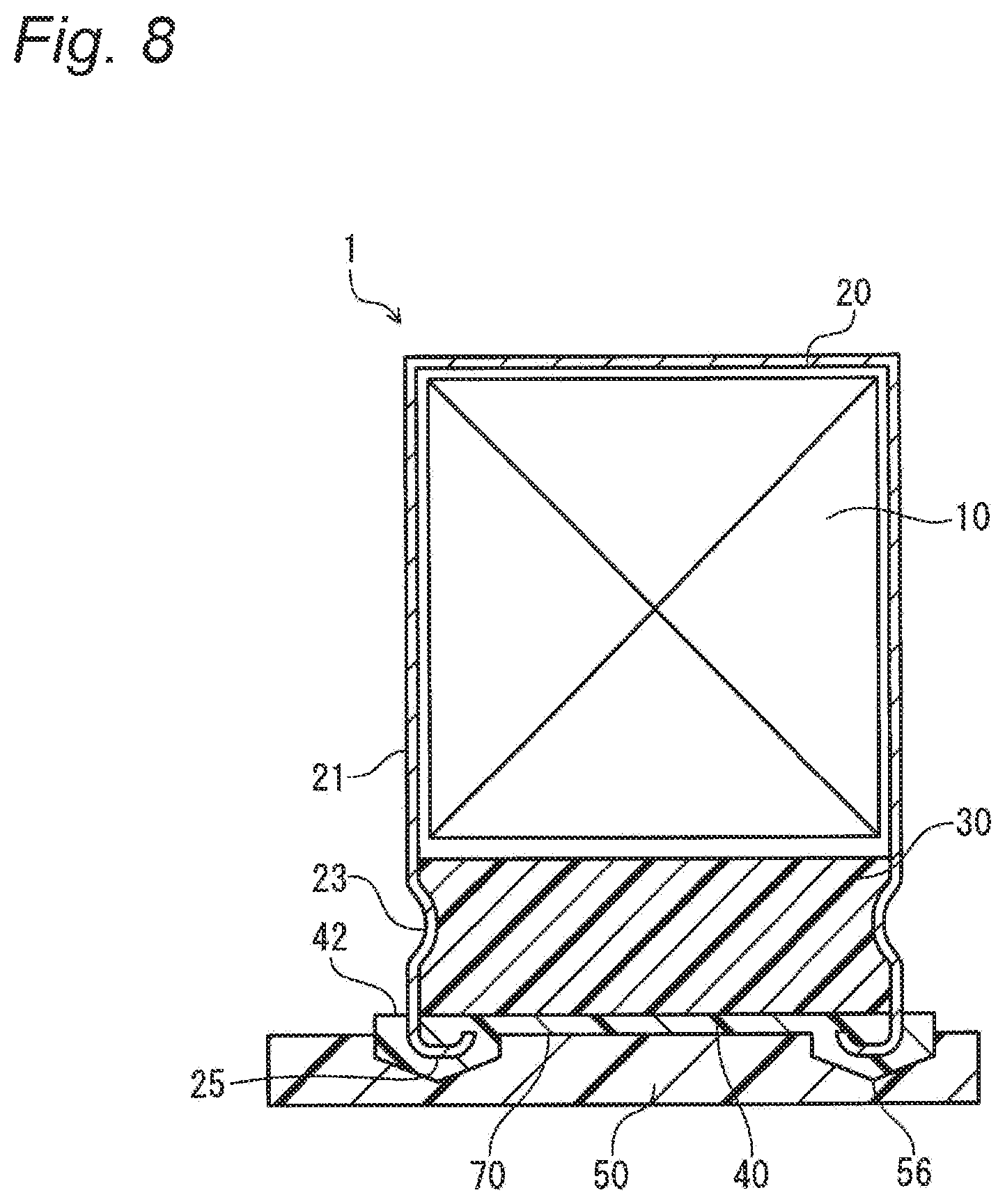Patent US11776762 Figure 8 – Electrolytic capacitor