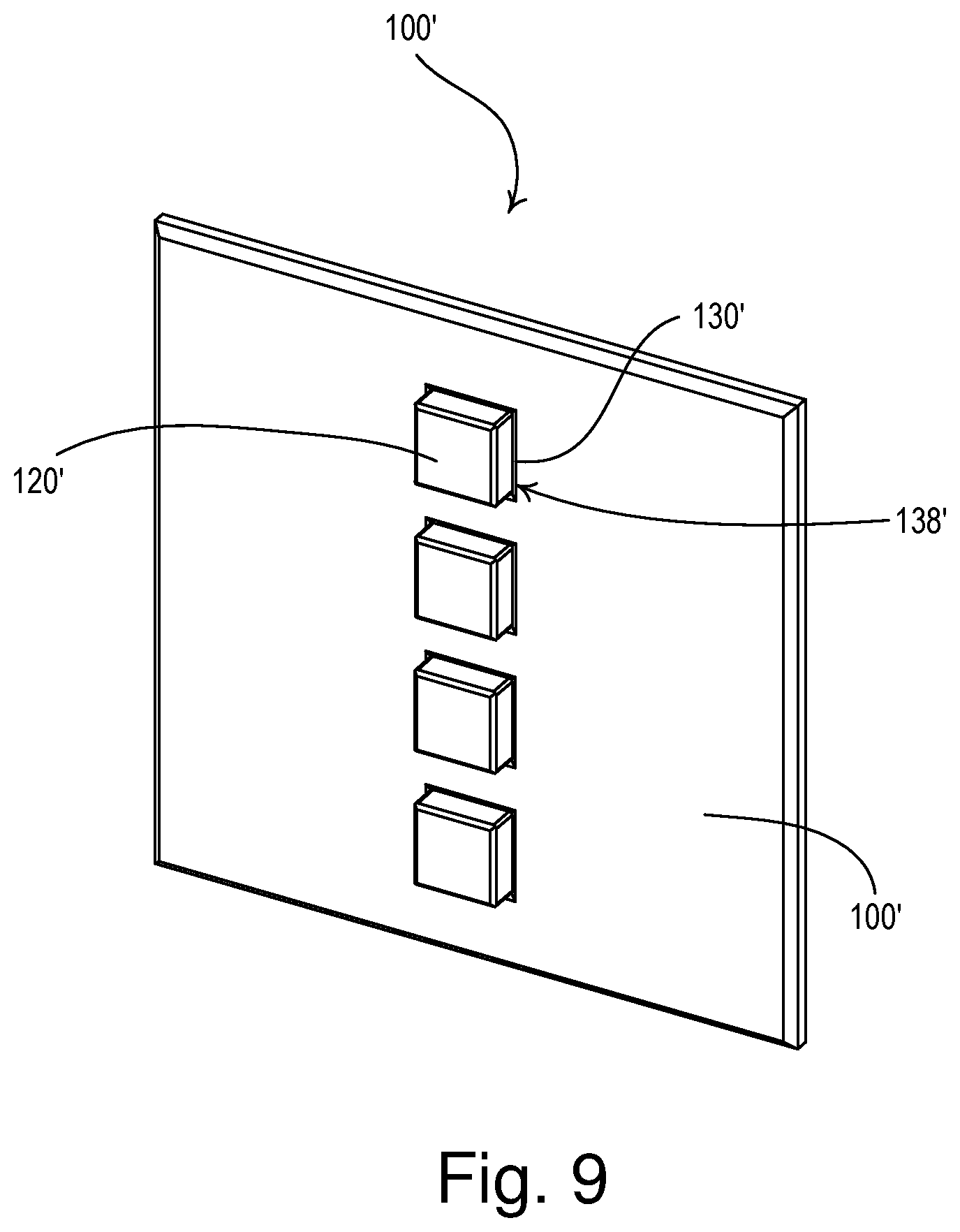 Patent US11776772 Figure 7 – Keypad having illuminated buttons