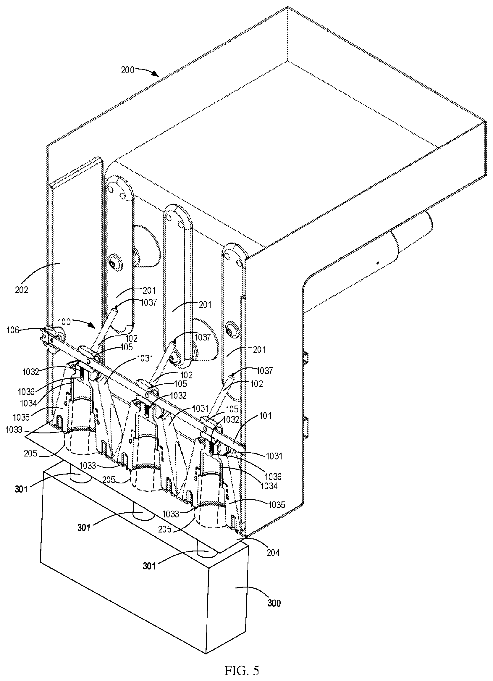 Patent US11776775 Figure 5 – Switch assembly for detection unit of switchgear or controlgear and associated compartment and switchgear
