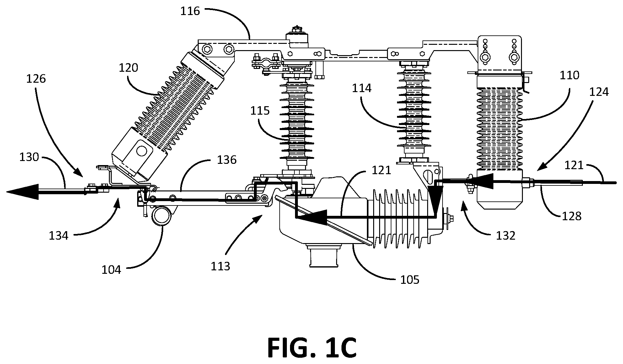 Patent US11776780 Figure 3 – In-line disconnect switch