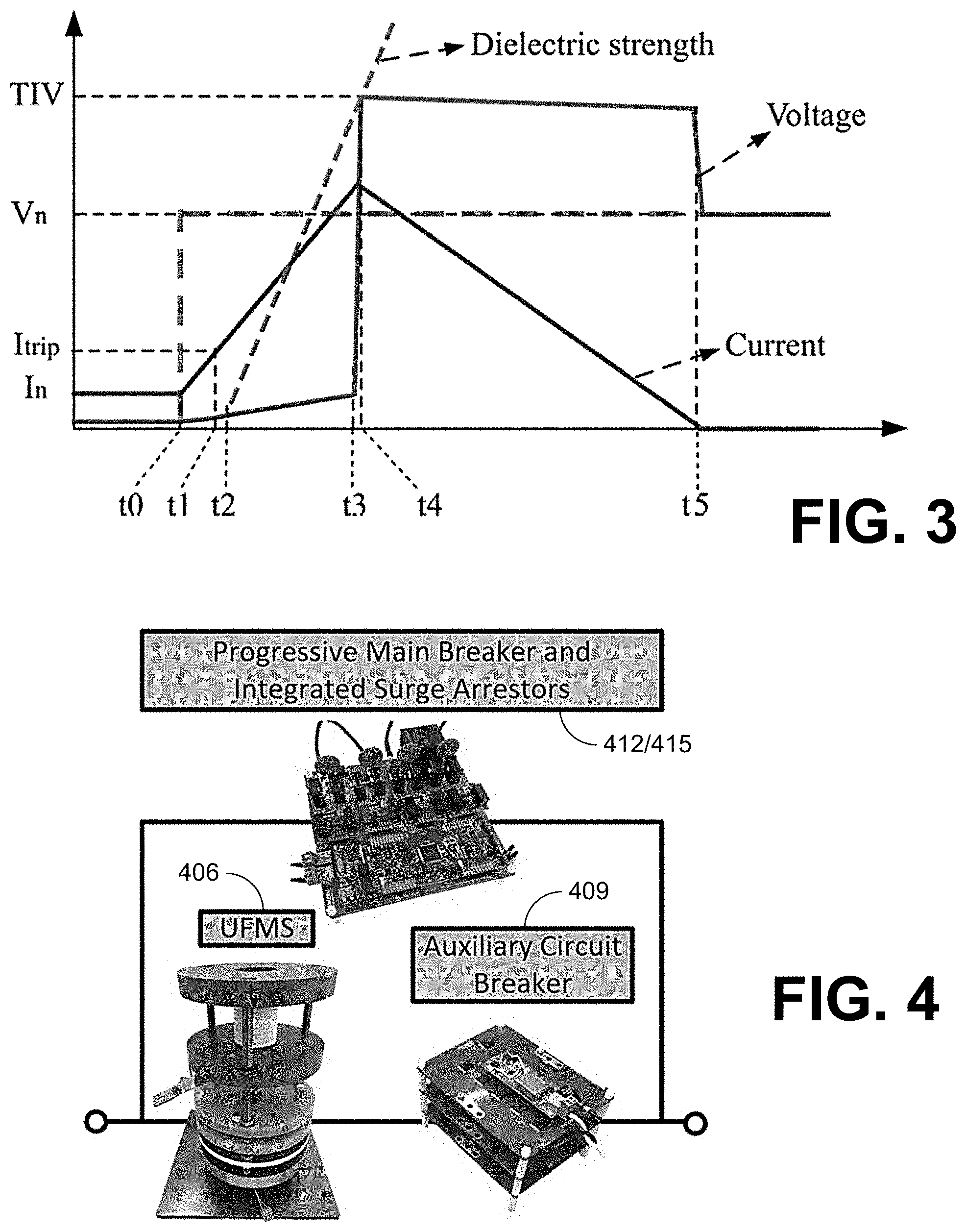 Patent US11776784 Figure 2 – Control of direct current circuit breakers with series semiconductor switches