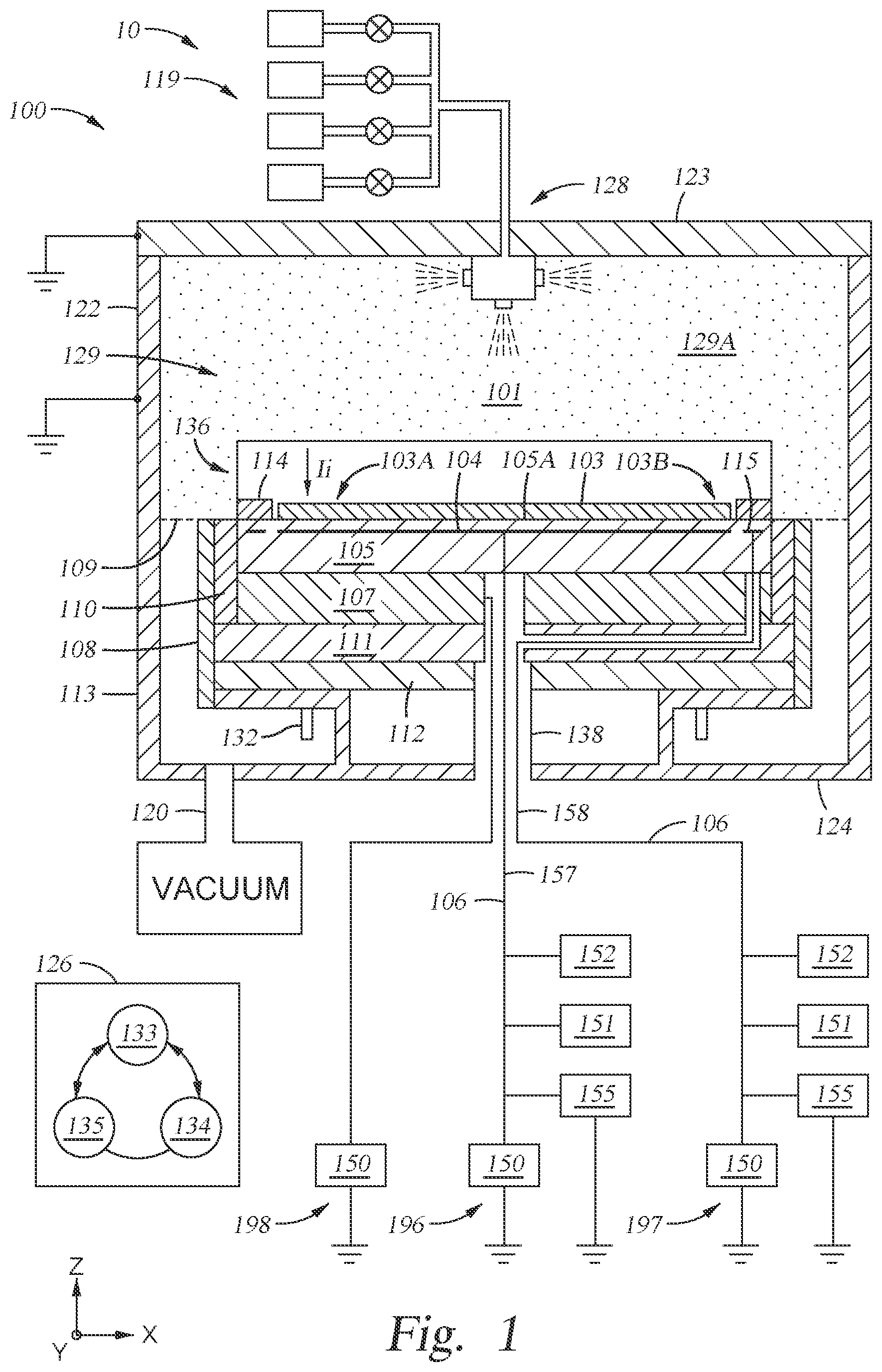 Patent US11776788 Figure 1 – Pulsed voltage boost for substrate processing