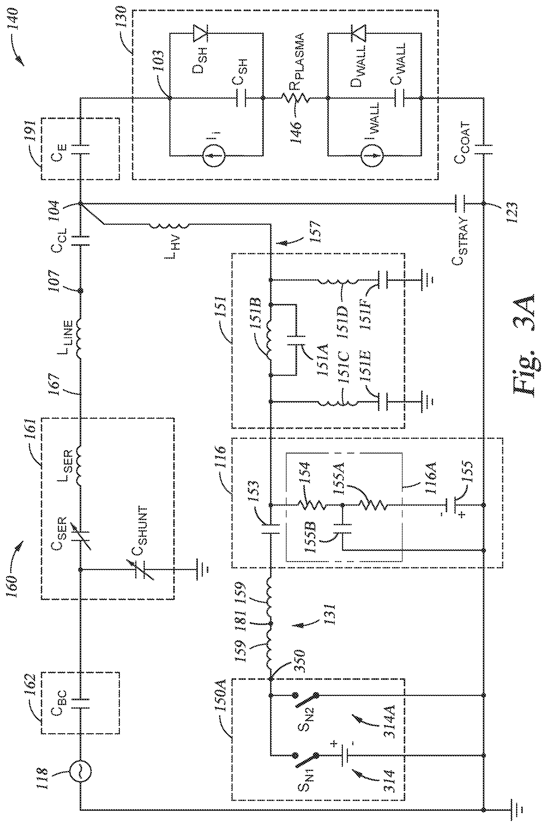 Patent US11776789 Figure 6 – Plasma processing assembly using pulsed-voltage and radio-frequency power