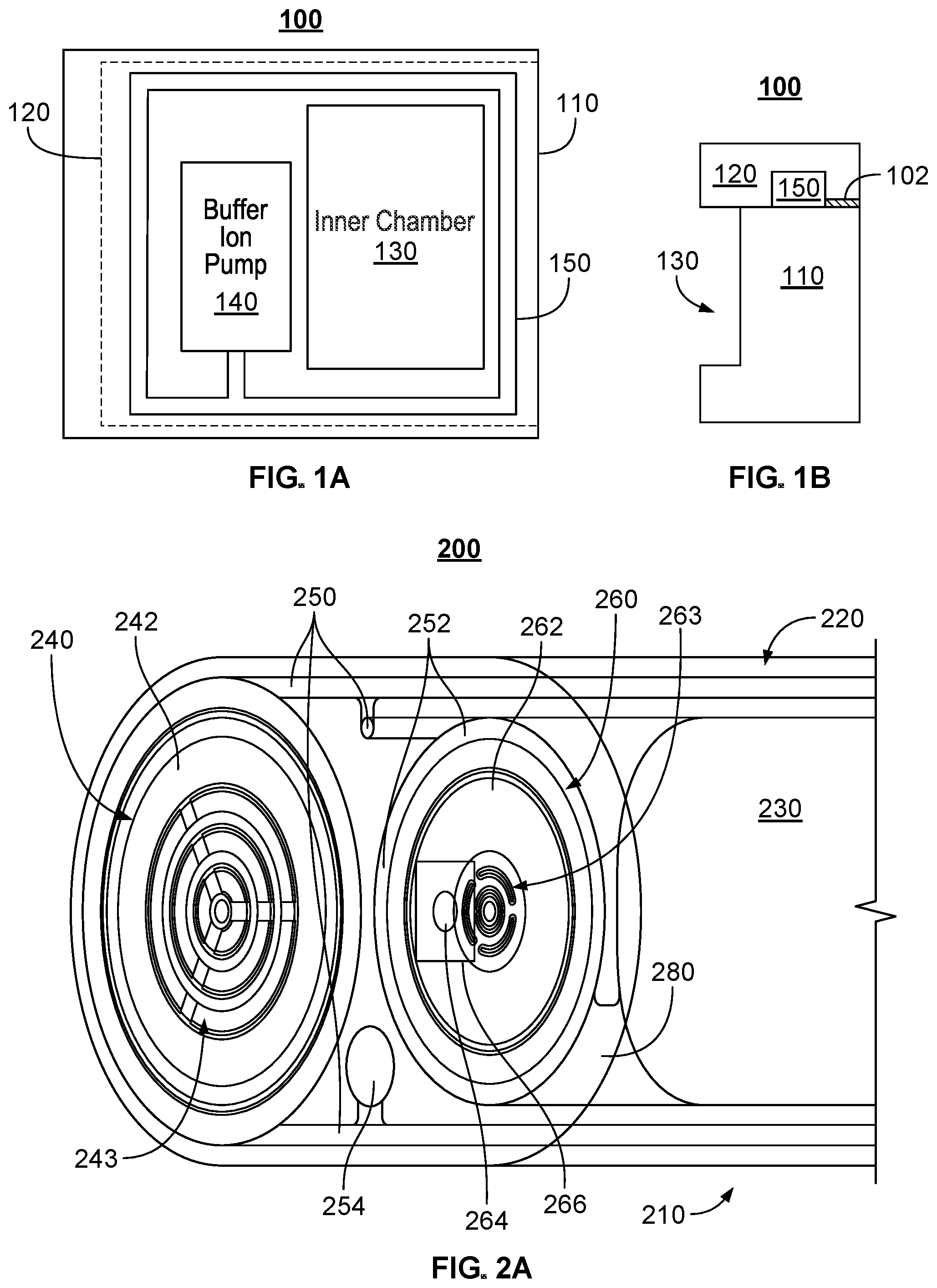 Patent US11776797 — Vacuum cell configured for reduced inner chamber helium permeation — Figure 1