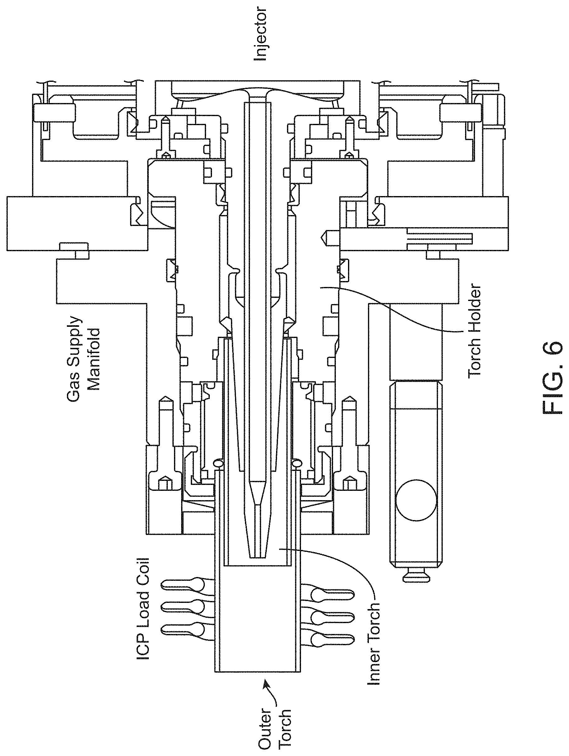 Patent US11776801 Figure 6 – Inductively coupled plasma based atomic analysis systems and methods