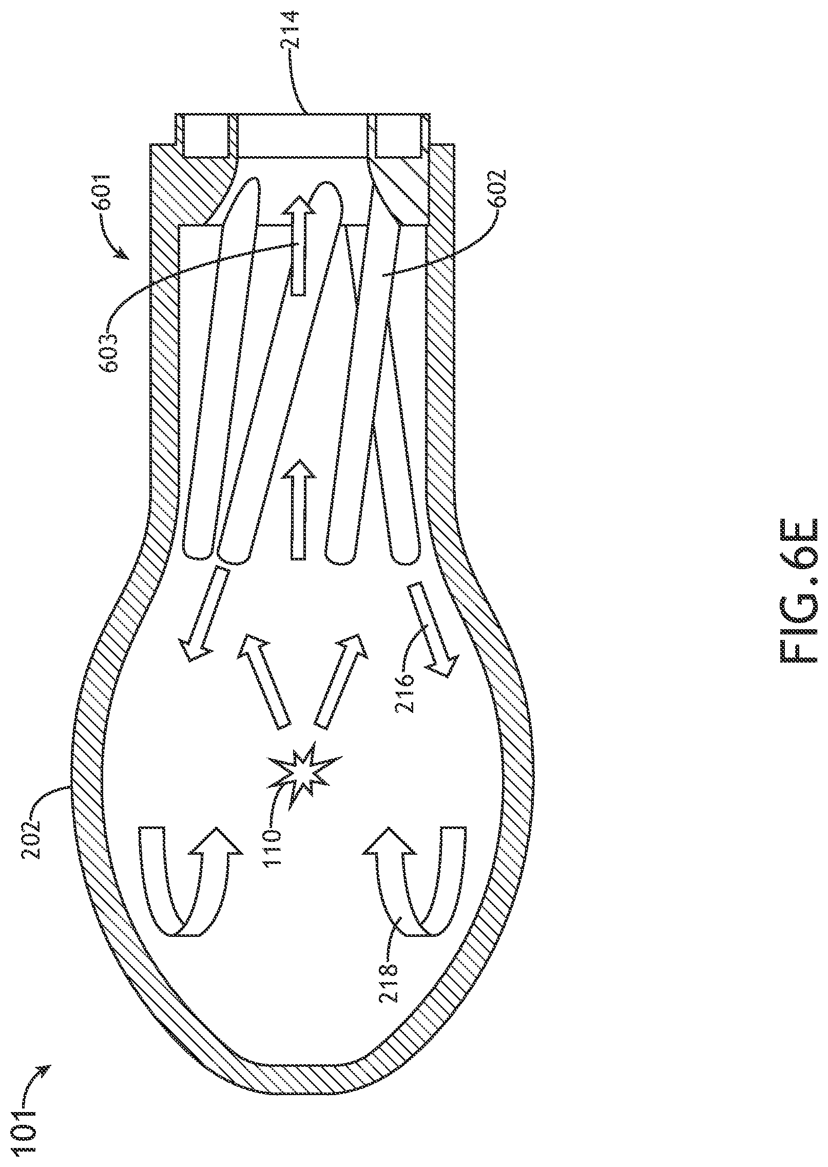 Patent US11776804 Figure 7 – Laser-sustained plasma light source with reverse vortex flow