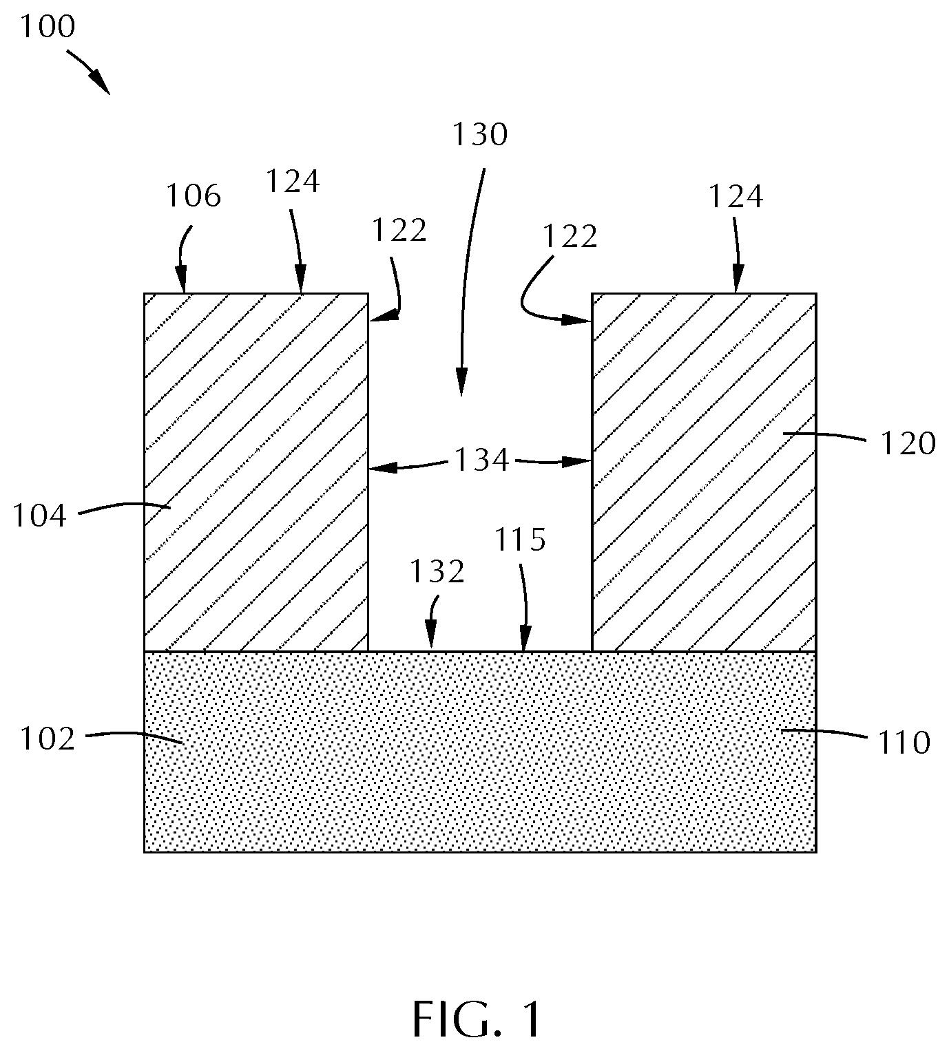 Patent US11776806 Figure 1 – Multi-step pre-clean for selective metal gap fill