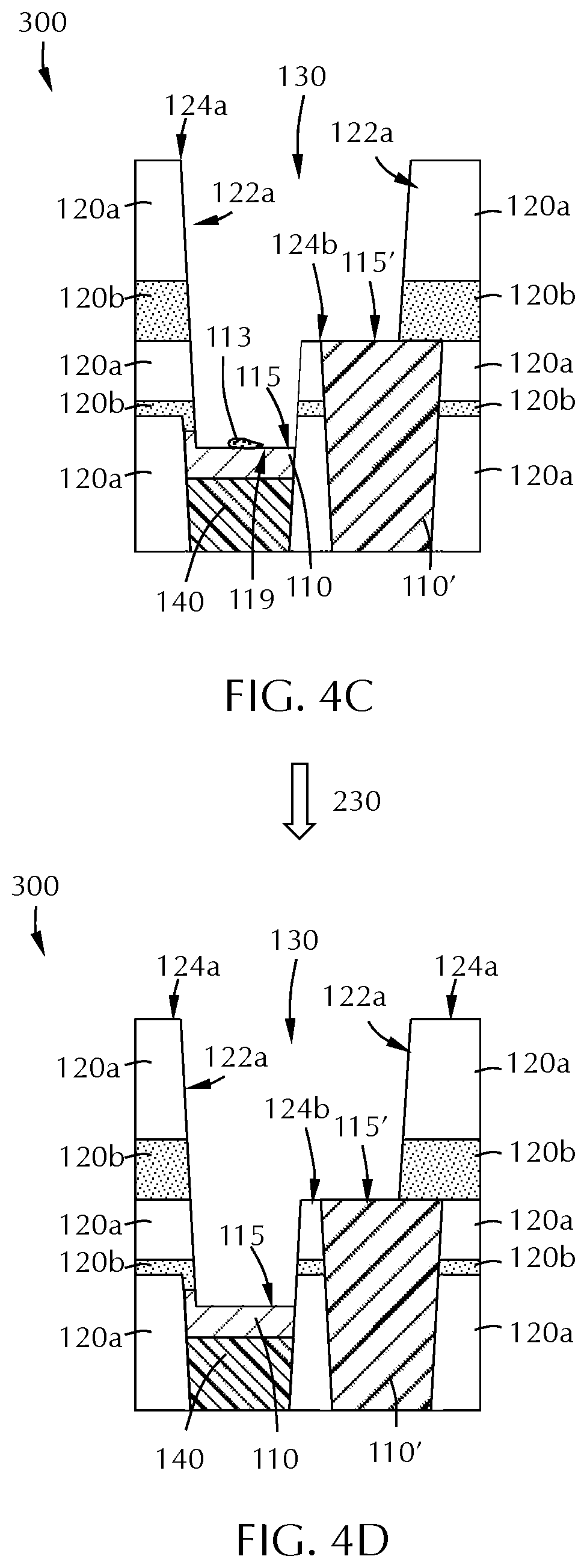 Patent US11776806 Figure 4 – Multi-step pre-clean for selective metal gap fill