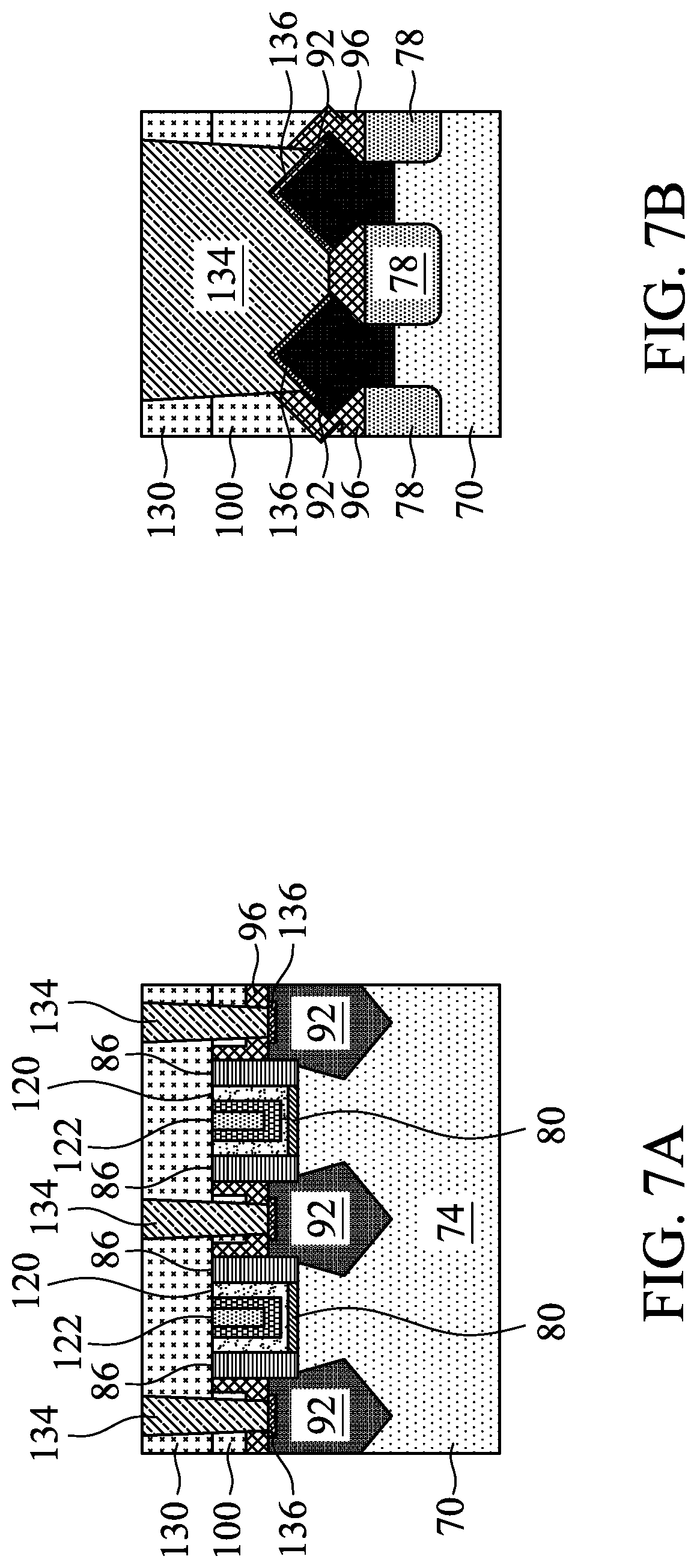 Patent US11776814 Figure 8 – Method of forming semiconductor device by driving hydrogen into a dielectric layer from another dielectric layer