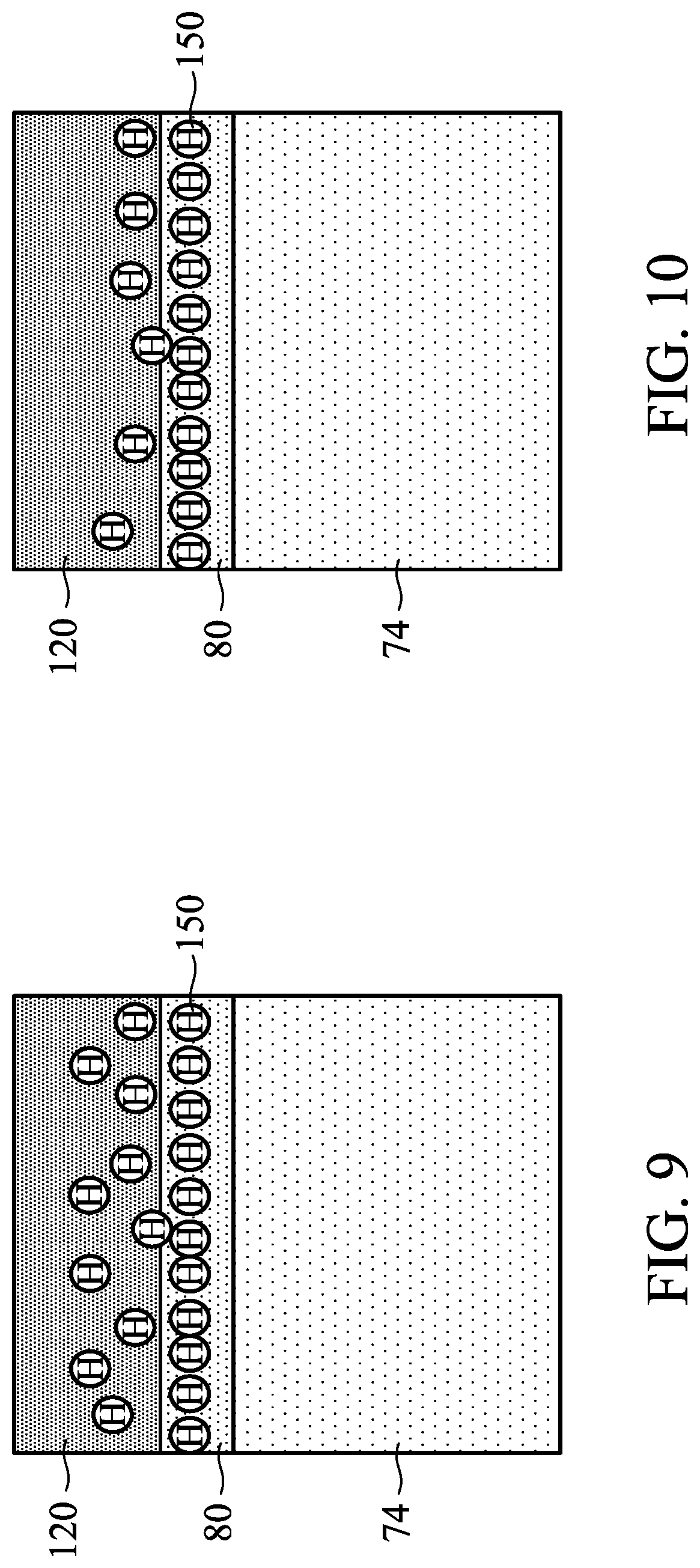 Patent US11776814 Figure 10 – Method of forming semiconductor device by driving hydrogen into a dielectric layer from another dielectric layer