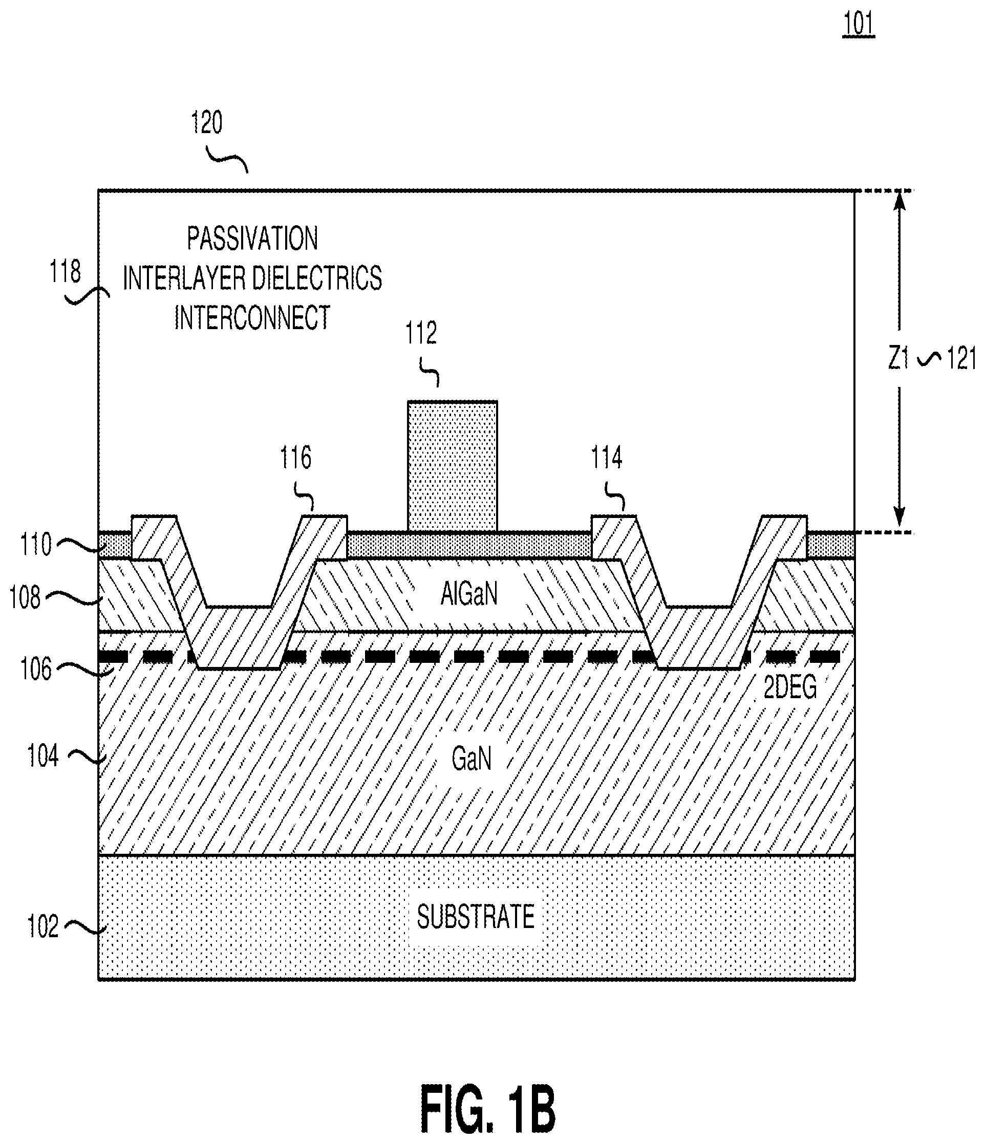 Patent US11776815 Figure 2 – Asymmetrical plug technique for GaN devices