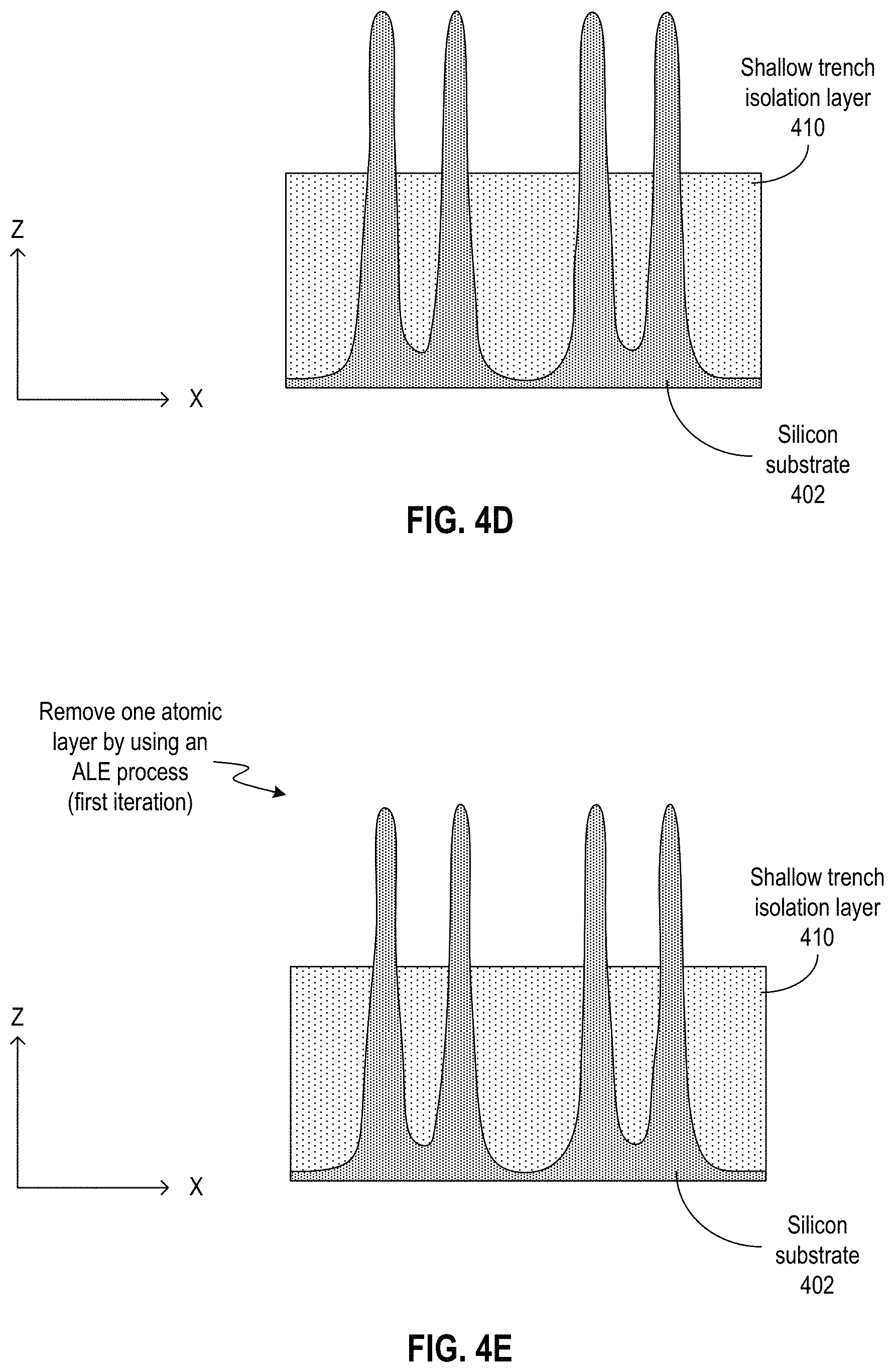 Patent US11776816 Figure 5 – Fin patterning to reduce fin collapse and transistor leakage