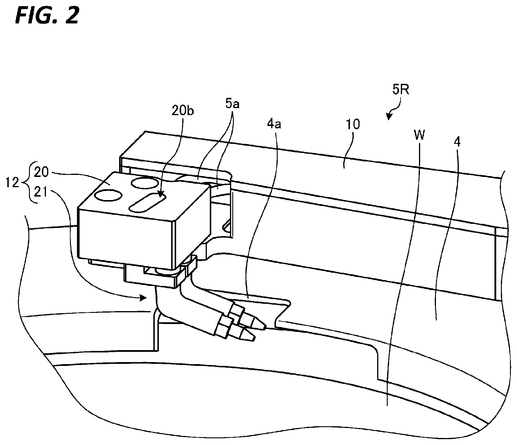 Patent US11776824 Figure 2 – Processing liquid ejection nozzle, nozzle arm, substrate processing apparatus, and substrate processing method