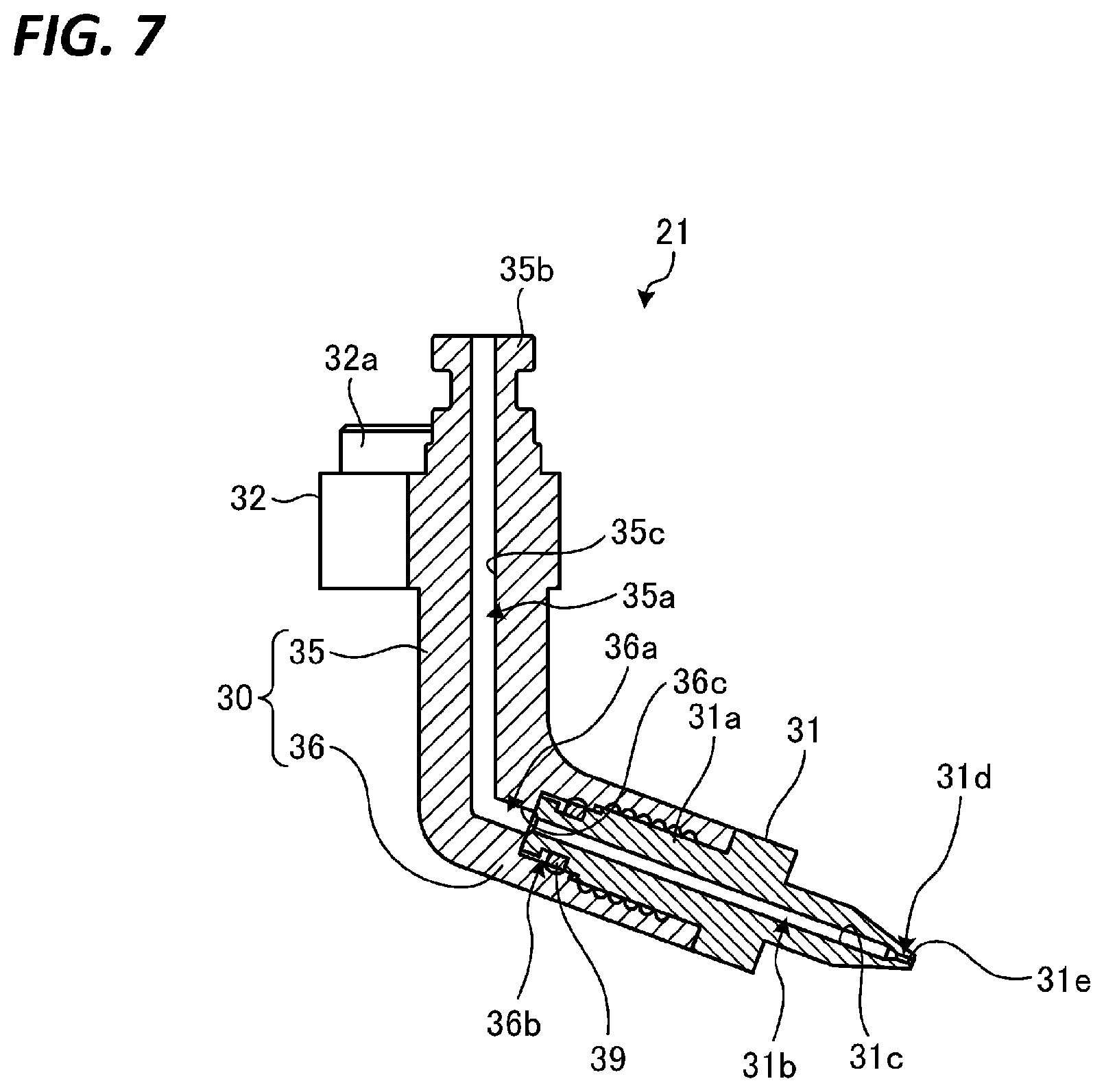 Patent US11776824 Figure 6 – Processing liquid ejection nozzle, nozzle arm, substrate processing apparatus, and substrate processing method