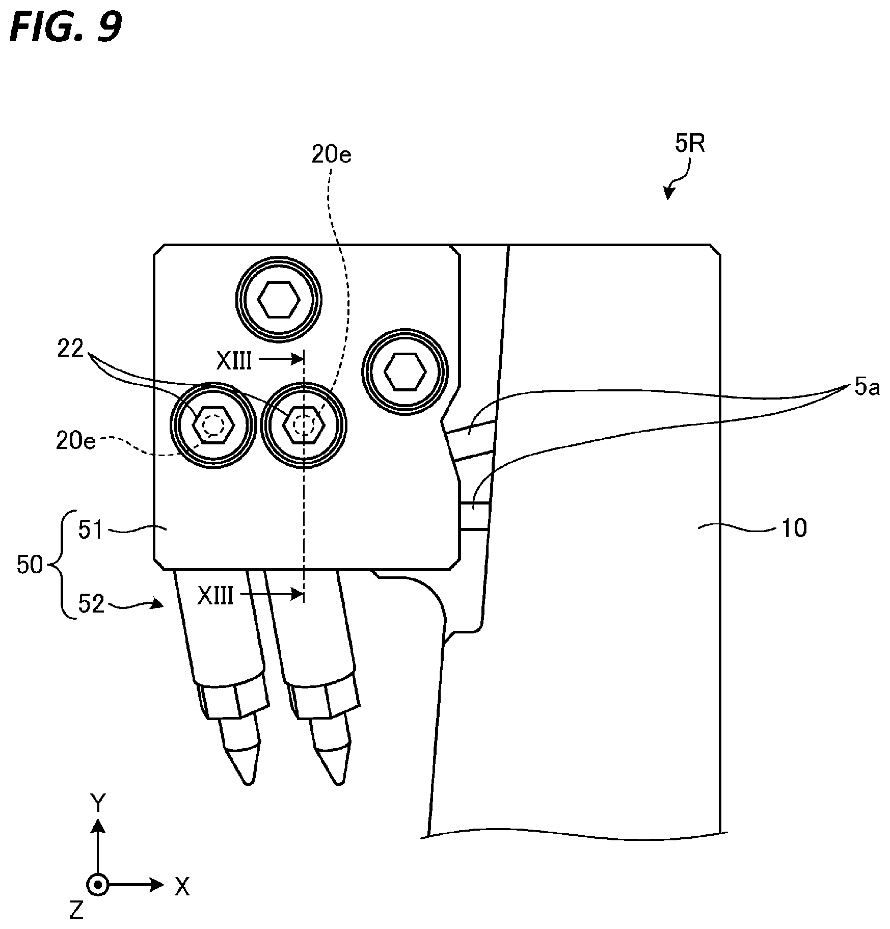 Patent US11776824 Figure 8 – Processing liquid ejection nozzle, nozzle arm, substrate processing apparatus, and substrate processing method