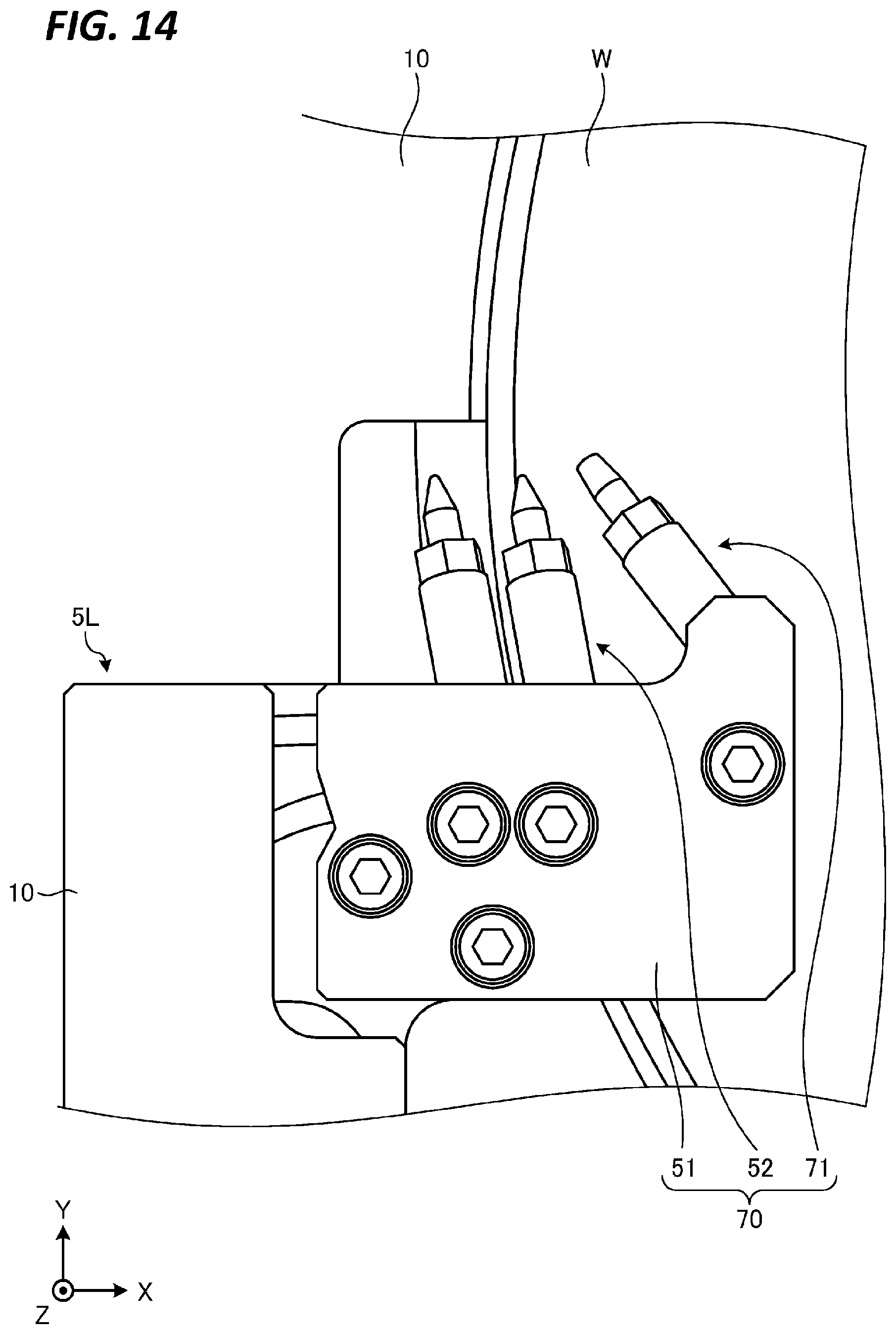 Patent US11776824 Figure 13 – Processing liquid ejection nozzle, nozzle arm, substrate processing apparatus, and substrate processing method